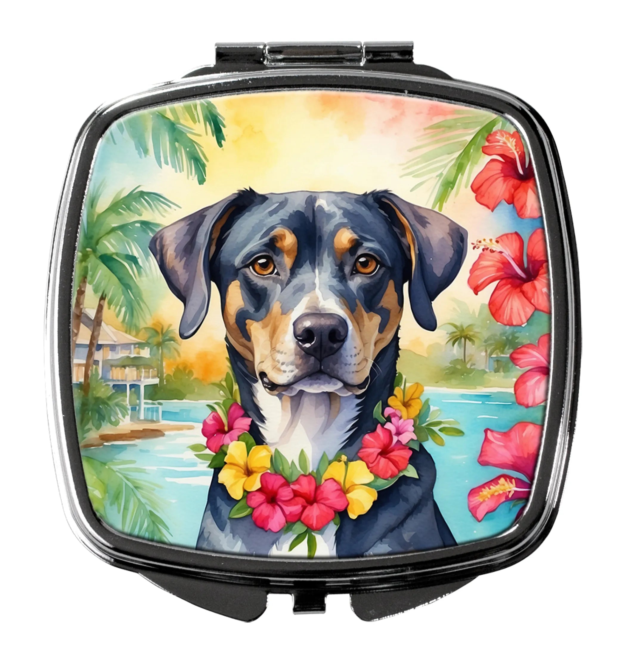 Luau Party Compact Mirror - Pack Of: 1 | Collection name: Luau party