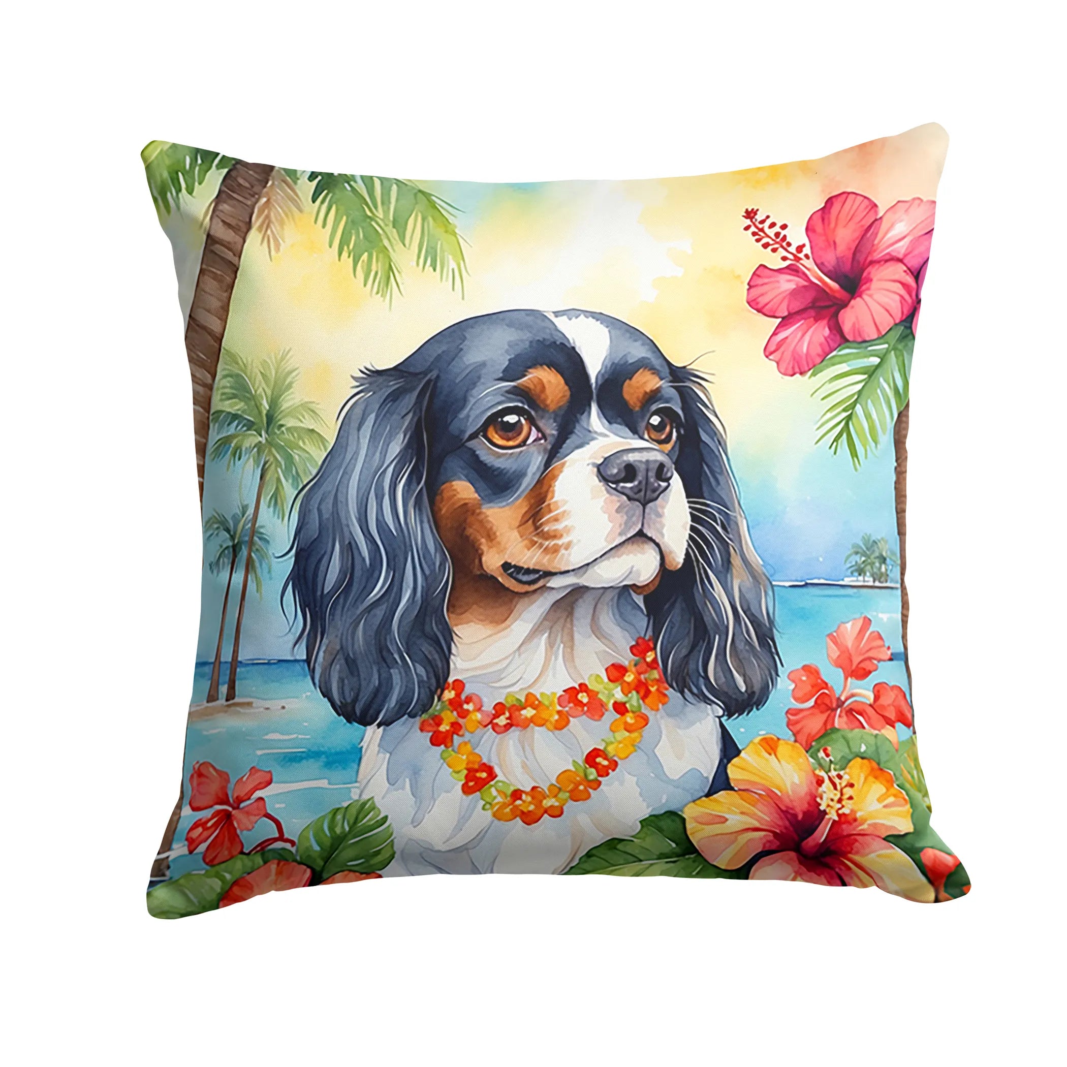 Luau Party Throw Pillow - Size: 14HX14W | Pack Of: 1 | Collection name: Luau party