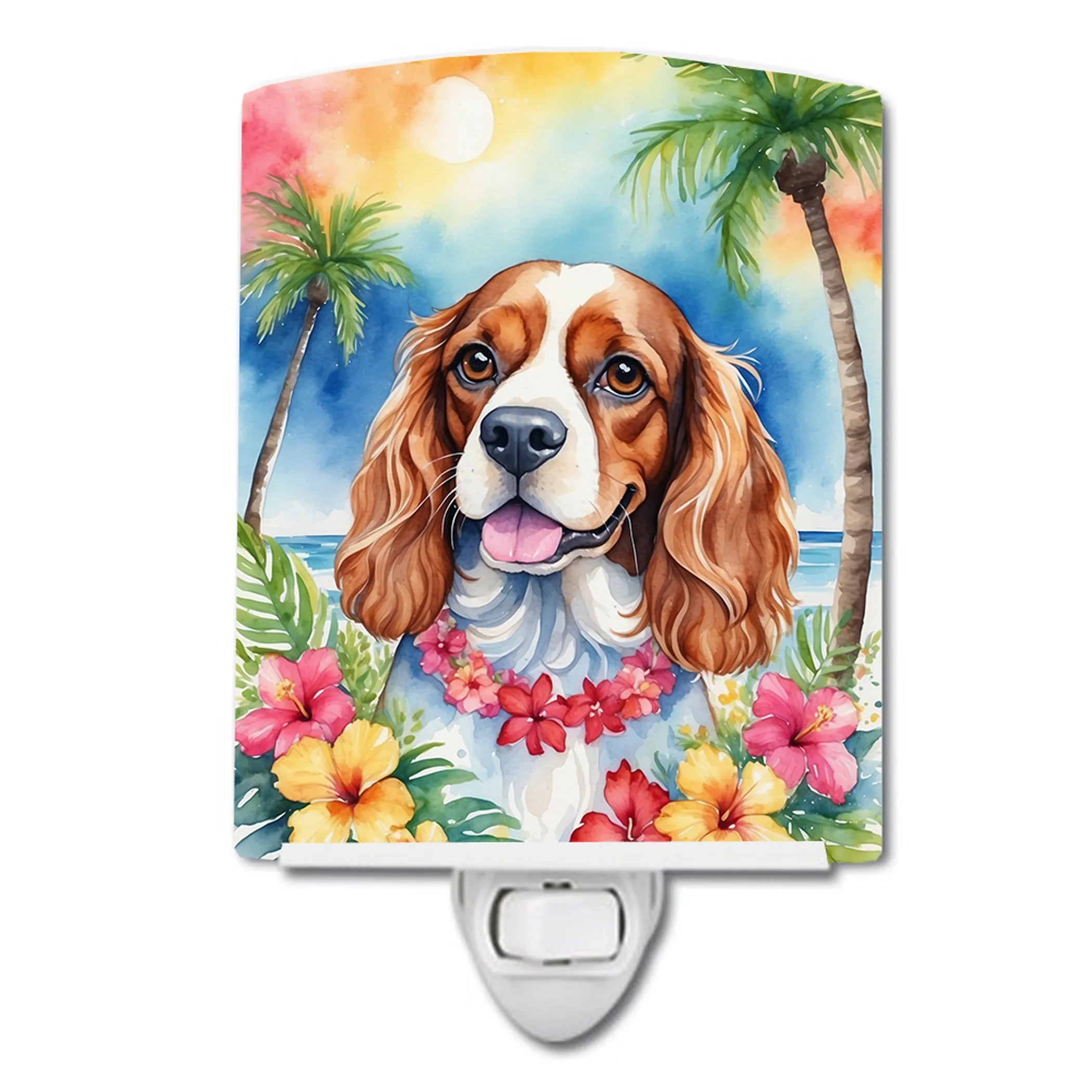 Luau Party Ceramic Night Light - Pack Of: 1 | Collection name: Luau party