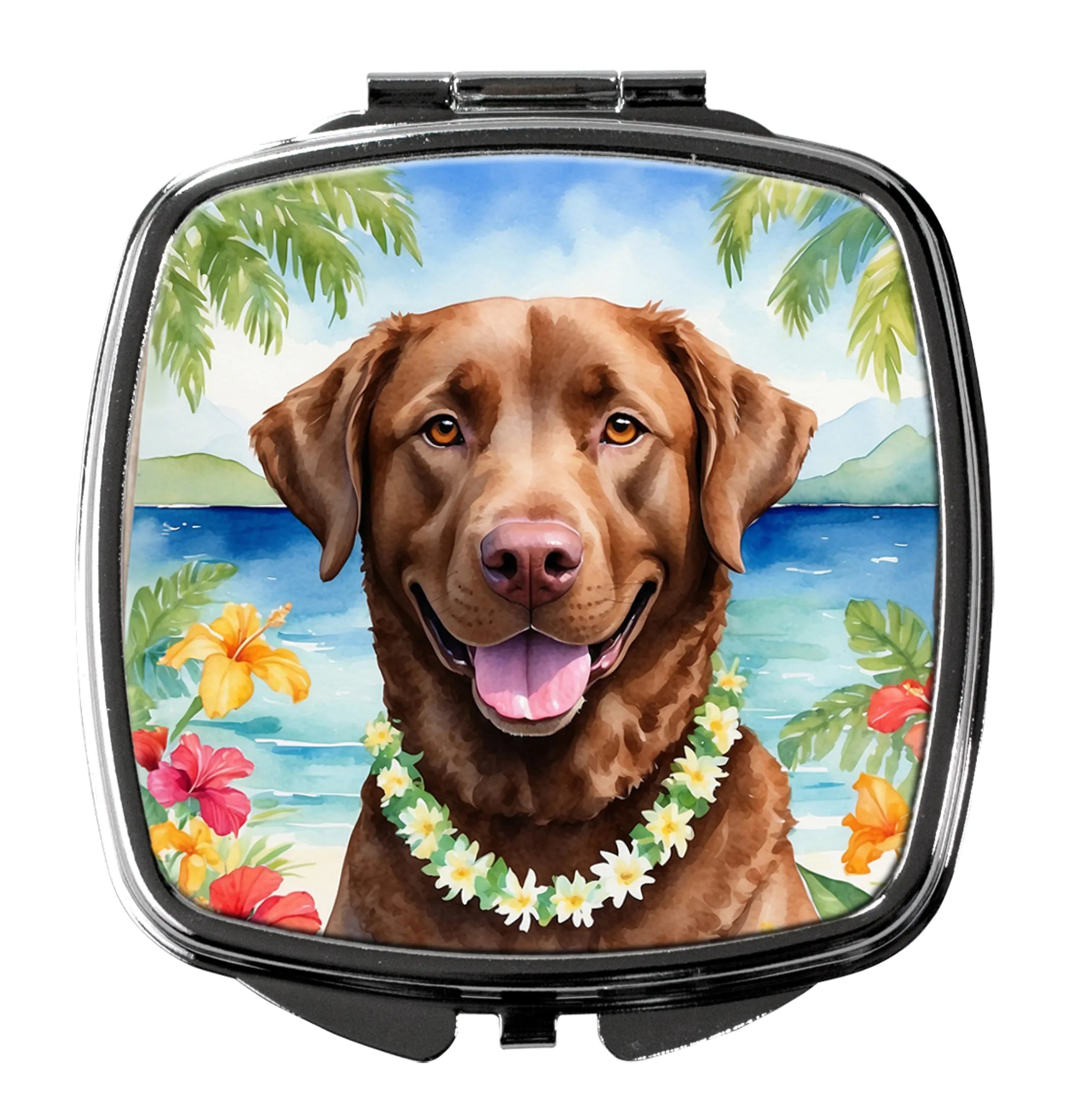 Luau Party Compact Mirror - Pack Of: 1 | Collection name: Luau party