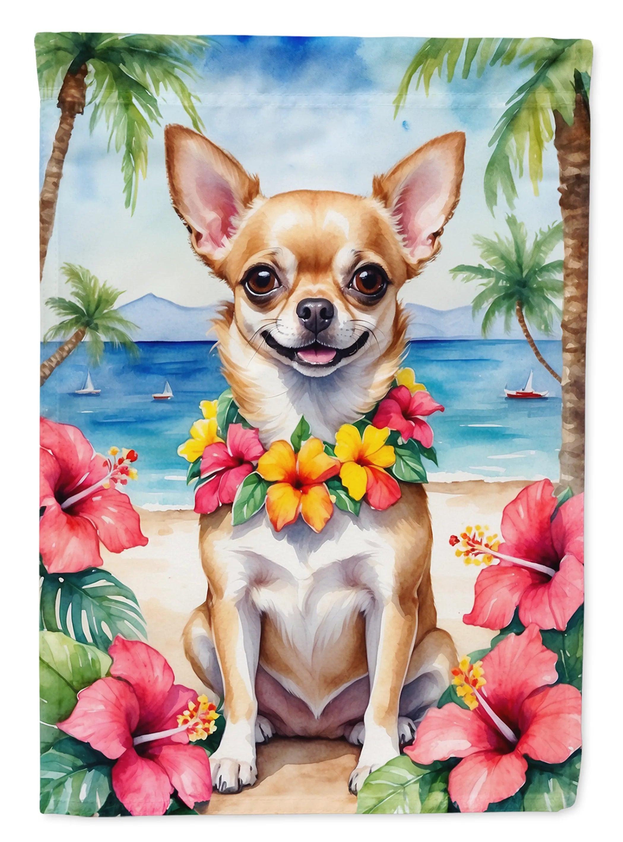 Luau Party Decorative Flag - Size: GARDEN SIZE | Pack Of: 1 | Collection name: Luau party