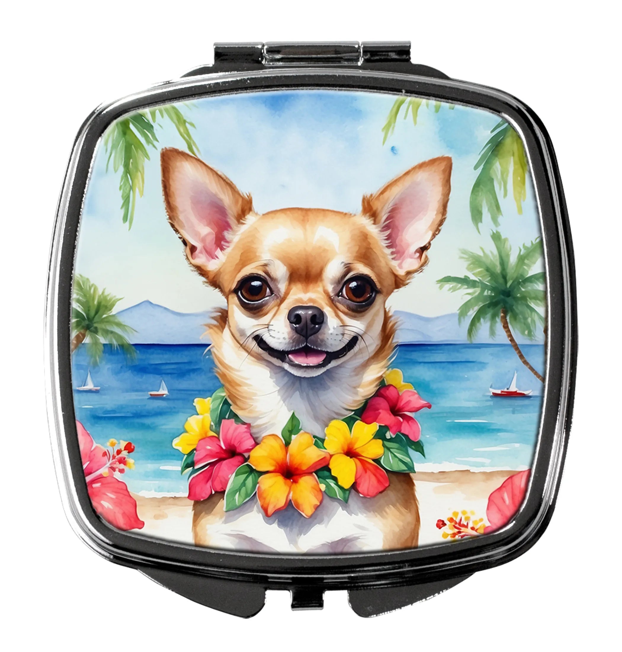 Luau Party Compact Mirror - Pack Of: 1 | Collection name: Luau party