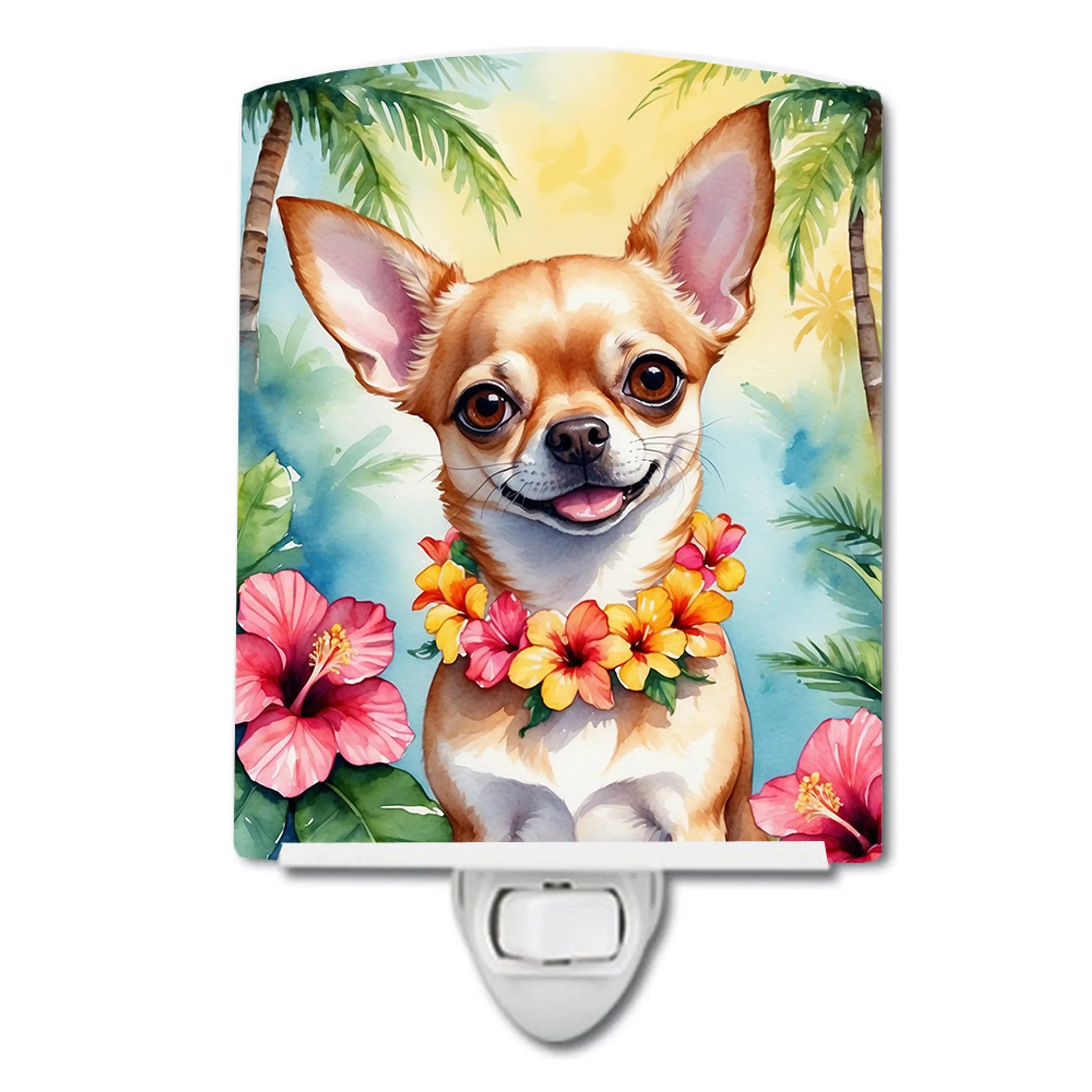 Luau Party Ceramic Night Light - Pack Of: 1 | Collection name: Luau party