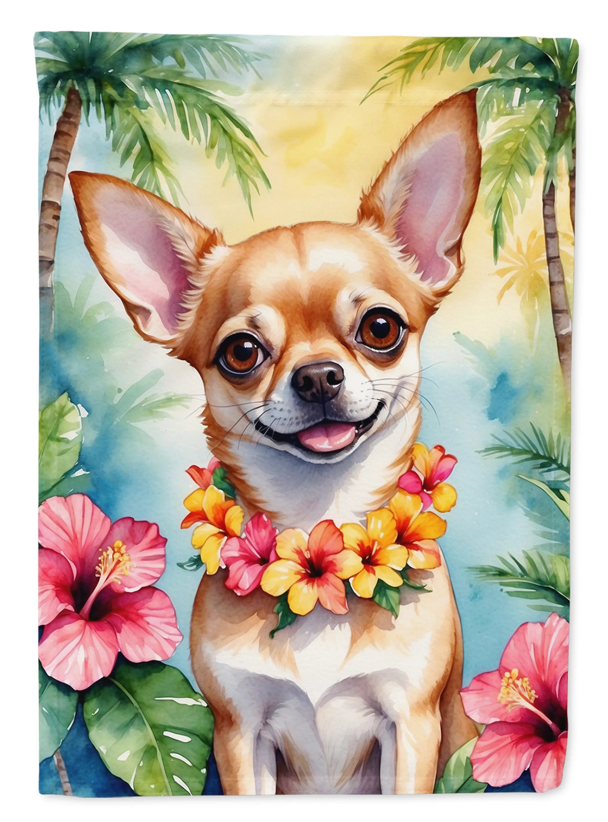 Luau Party Decorative Flag - Size: GARDEN SIZE | Pack Of: 1 | Collection name: Luau party