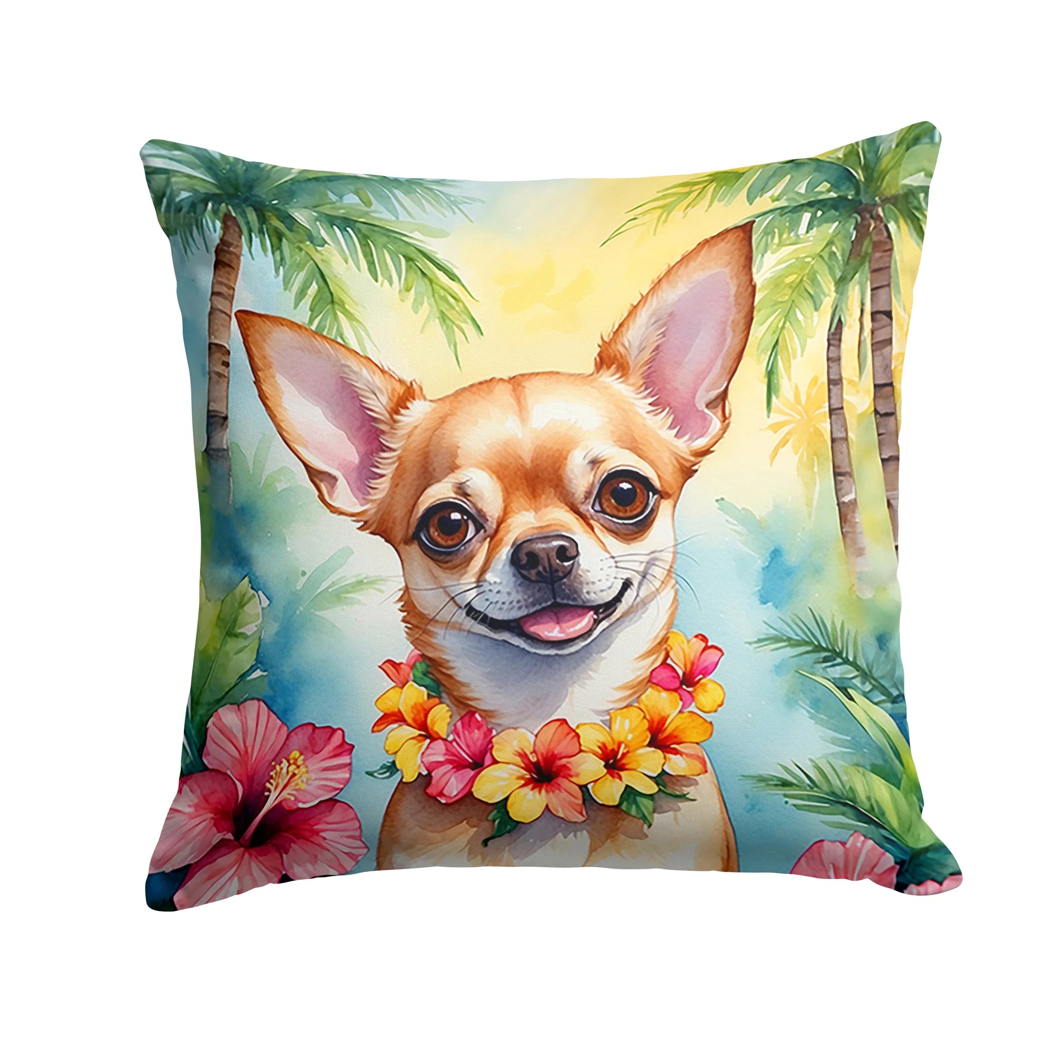 Luau Party Throw Pillow - Size: 14HX14W | Pack Of: 1 | Collection name: Luau party