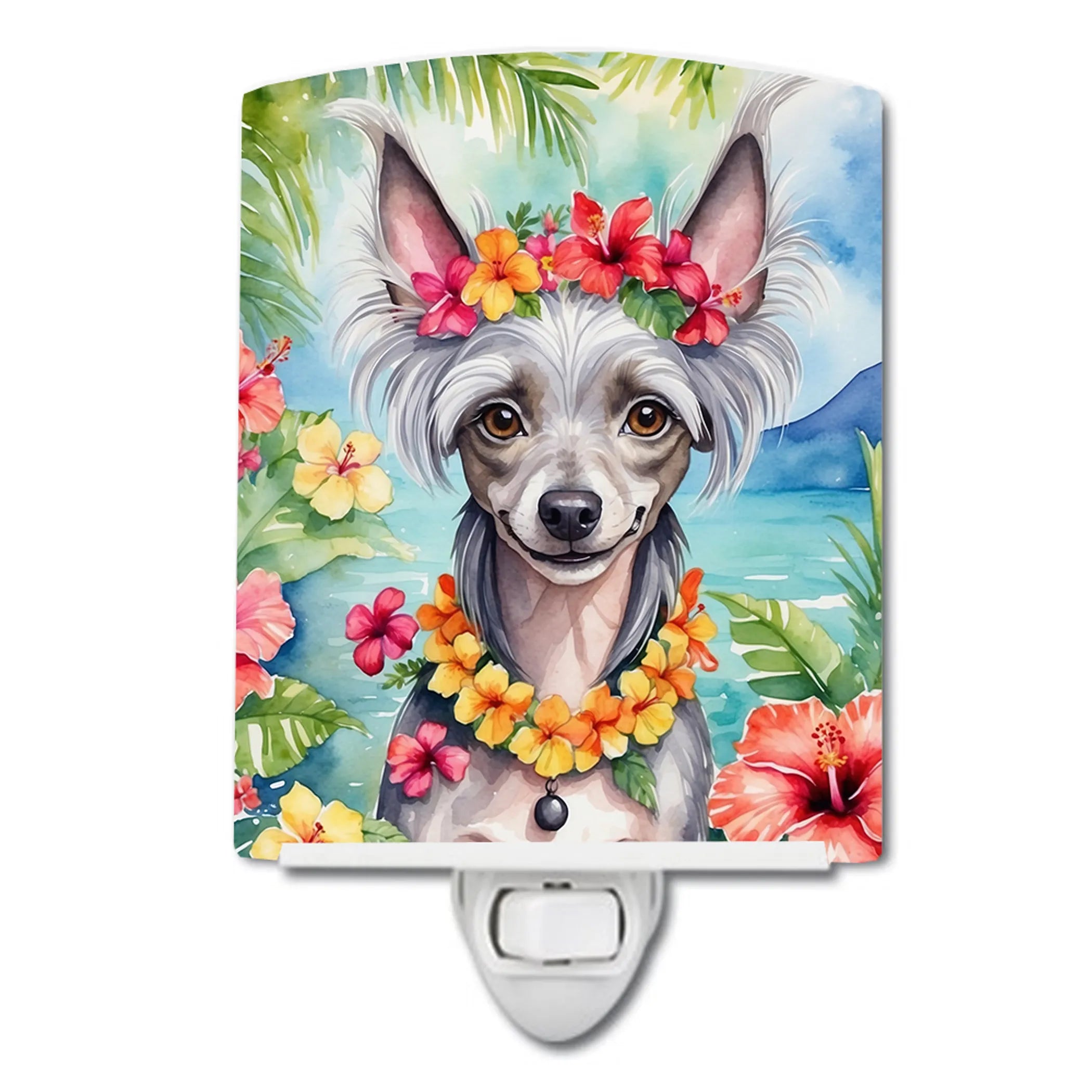 Luau Party Ceramic Night Light - Pack Of: 1 | Collection name: Luau party