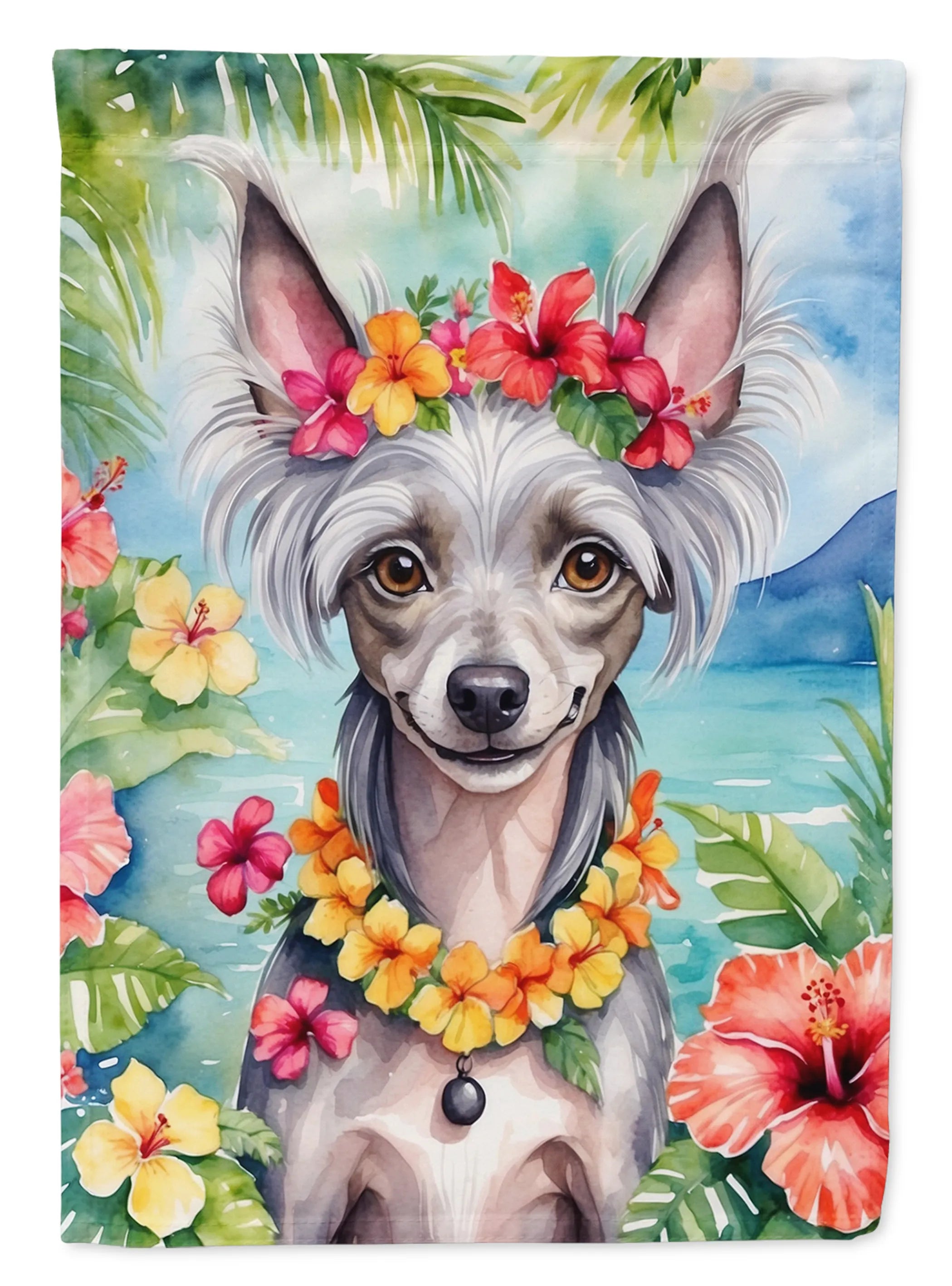 Luau Party Decorative Flag - Size: GARDEN SIZE | Pack Of: 1 | Collection name: Luau party