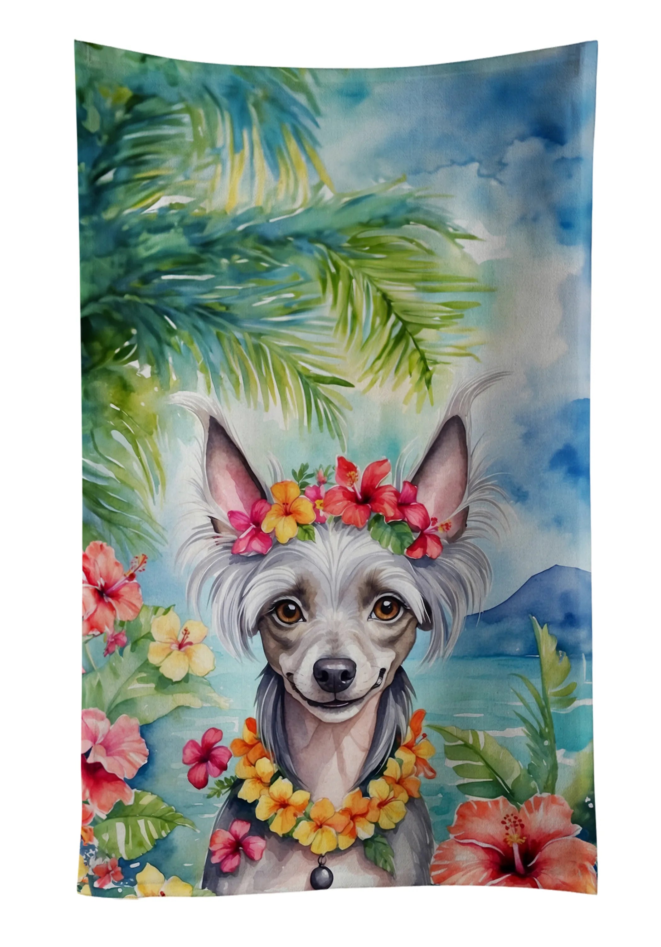 Luau Party Kitchen Towel - Size: 25HX15W | Pack Of: 1 | Collection name: Luau party