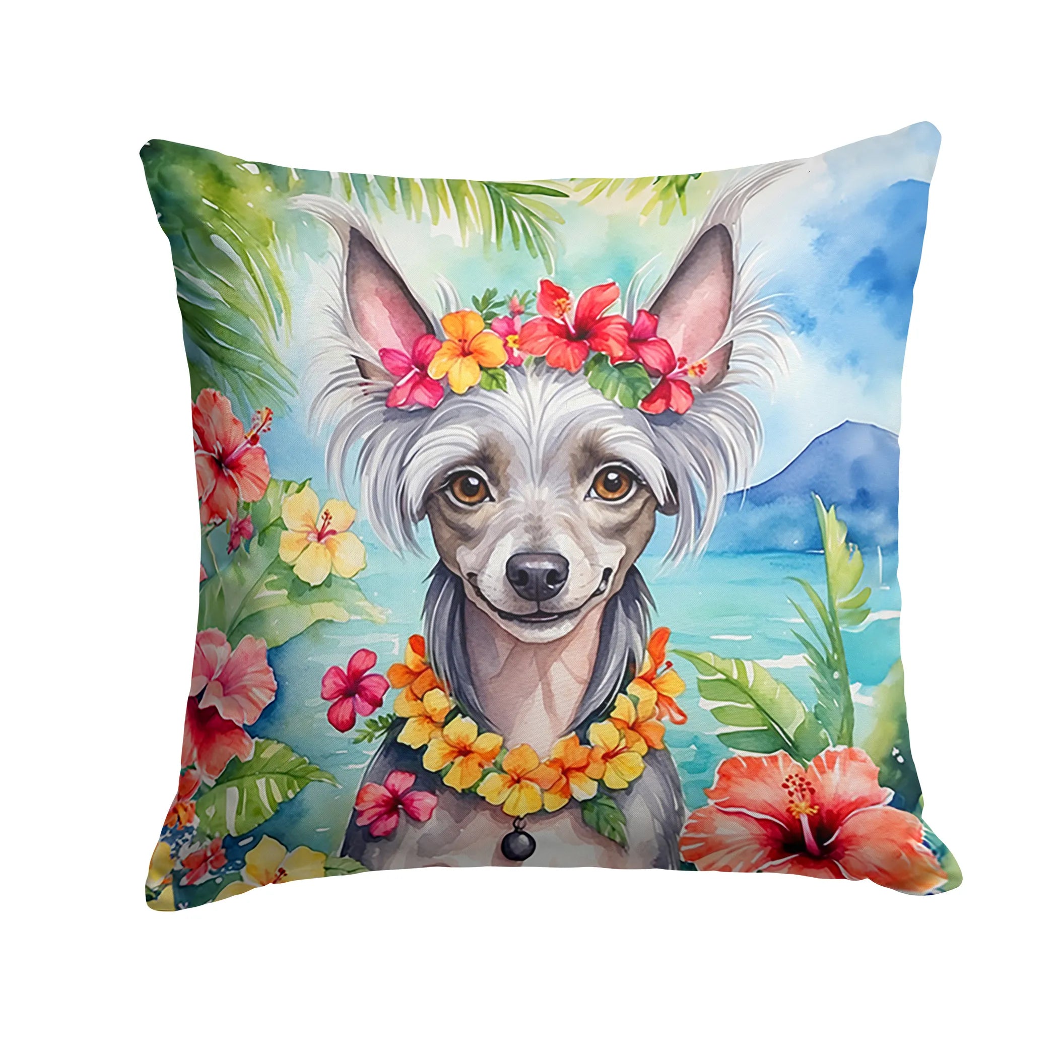 Luau Party Throw Pillow - Size: 14HX14W | Pack Of: 1 | Collection name: Luau party