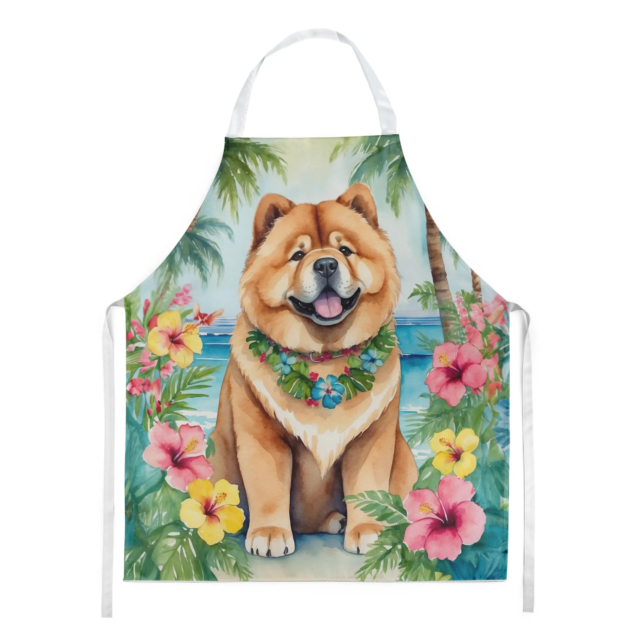 Luau Party Apron - Size: LARGE | Pack Of: 1 | Collection name: Luau party