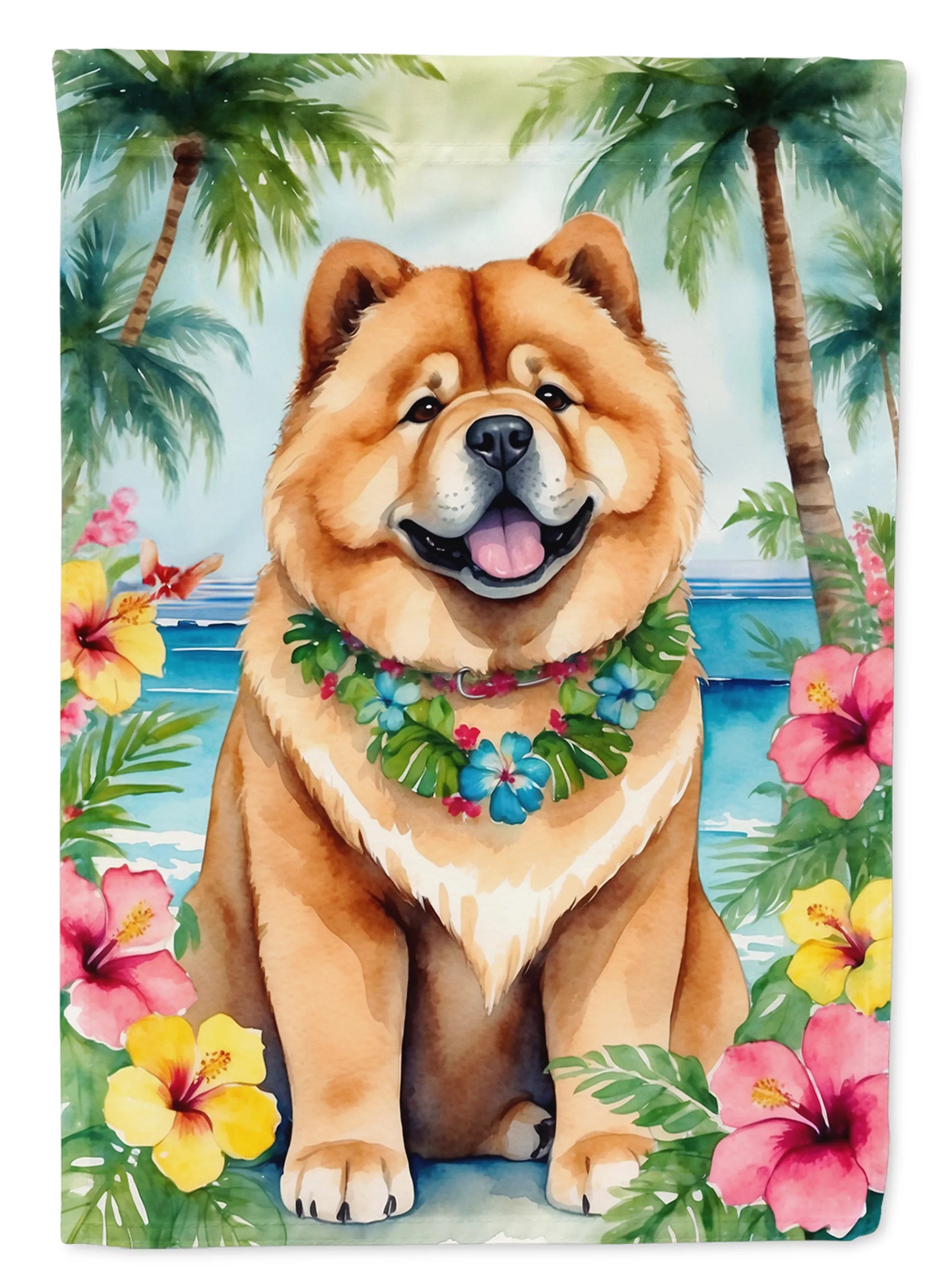 Luau Party Decorative Flag - Size: GARDEN SIZE | Pack Of: 1 | Collection name: Luau party
