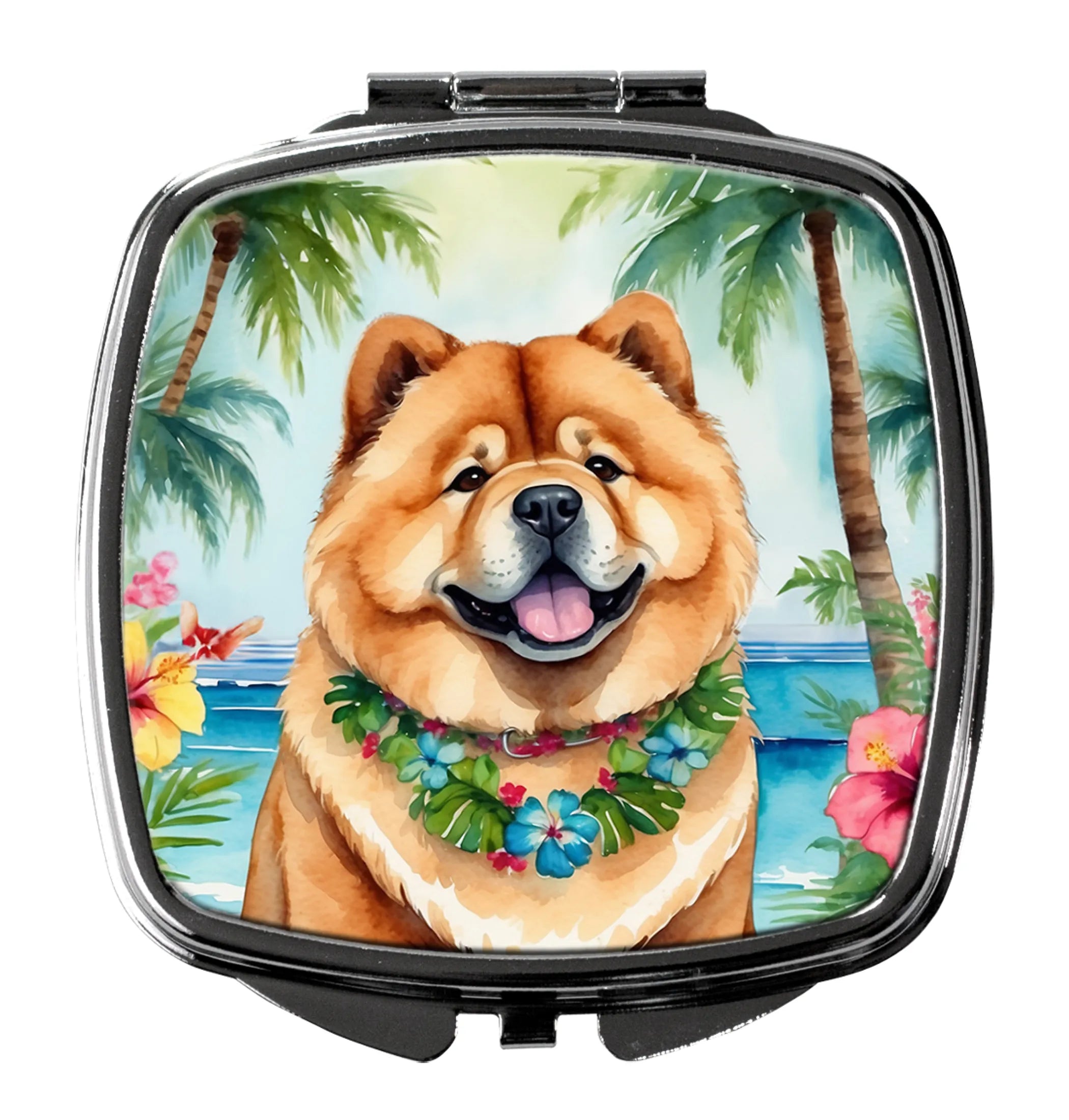 Luau Party Compact Mirror - Pack Of: 1 | Collection name: Luau party