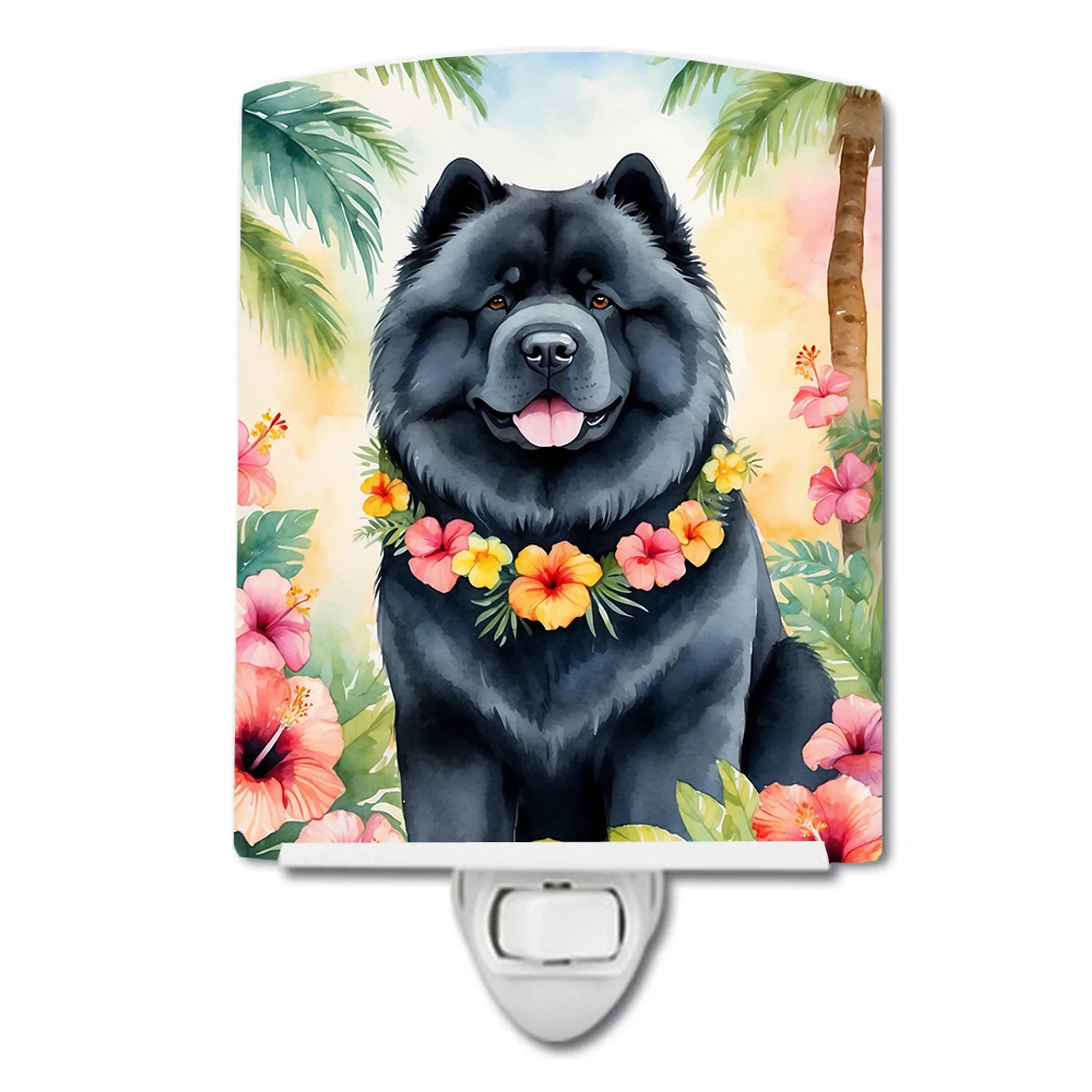 Luau Party Ceramic Night Light - Pack Of: 1 | Collection name: Luau party