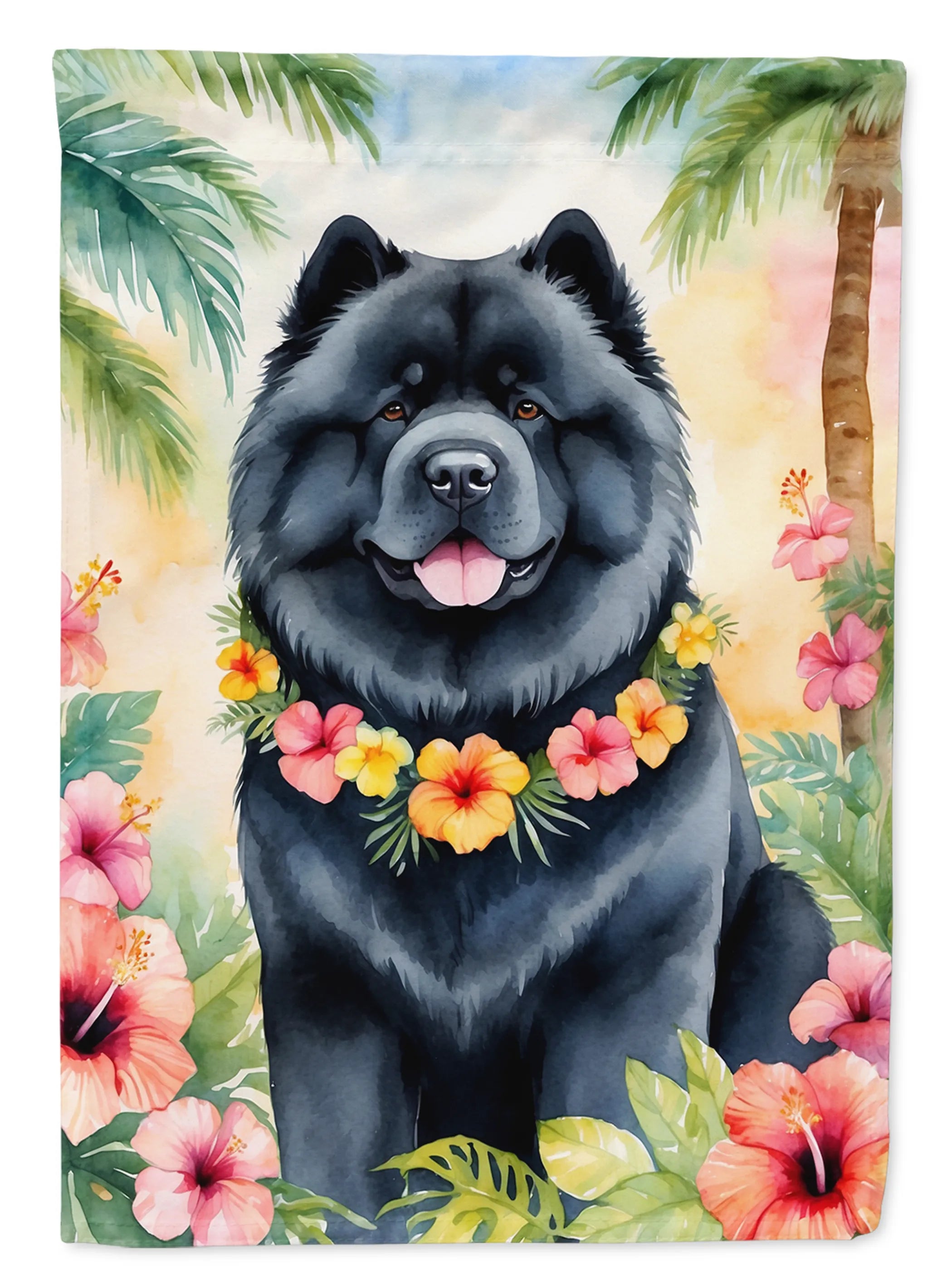 Luau Party Decorative Flag - Size: GARDEN SIZE | Pack Of: 1 | Collection name: Luau party