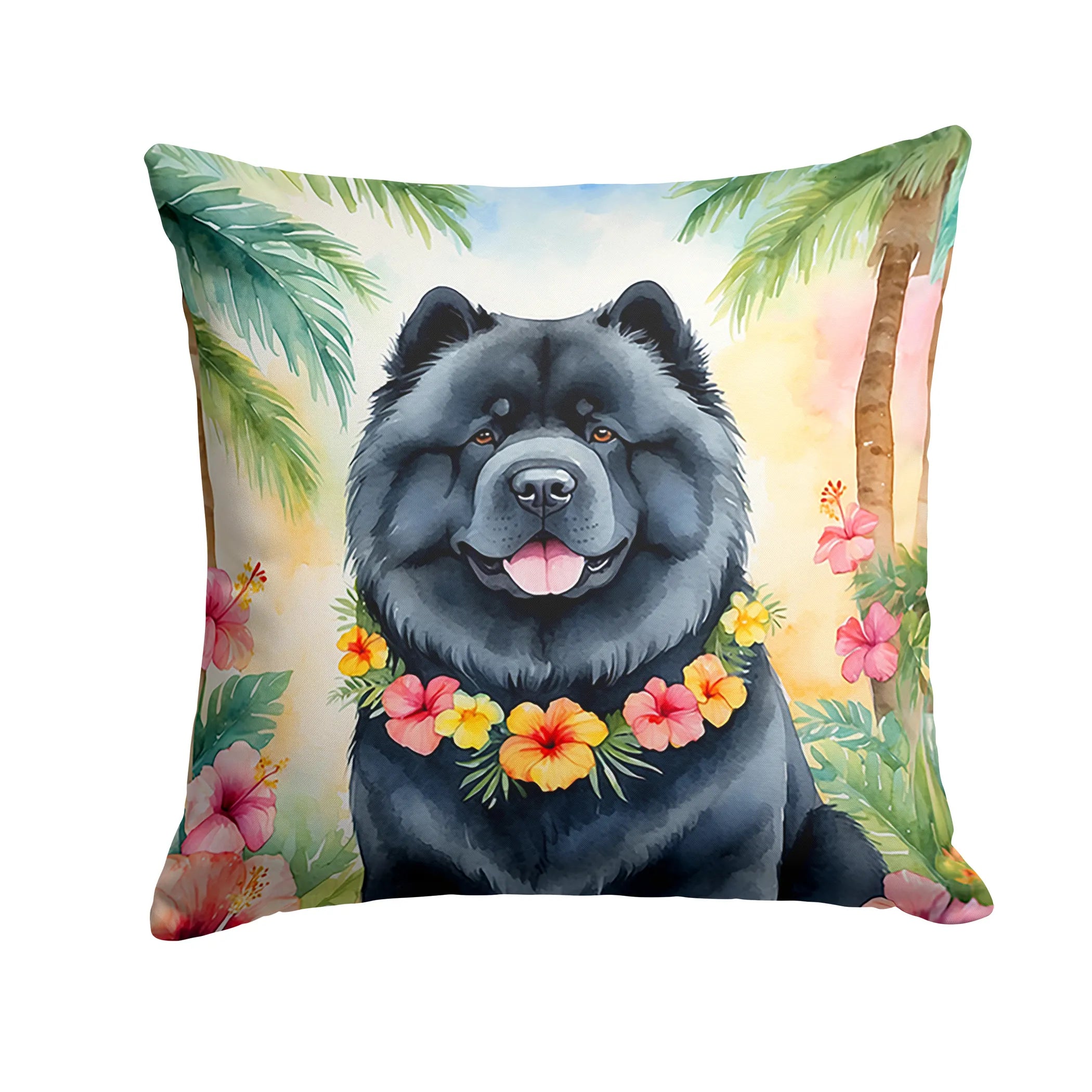 Luau Party Throw Pillow - Size: 14HX14W | Pack Of: 1 | Collection name: Luau party