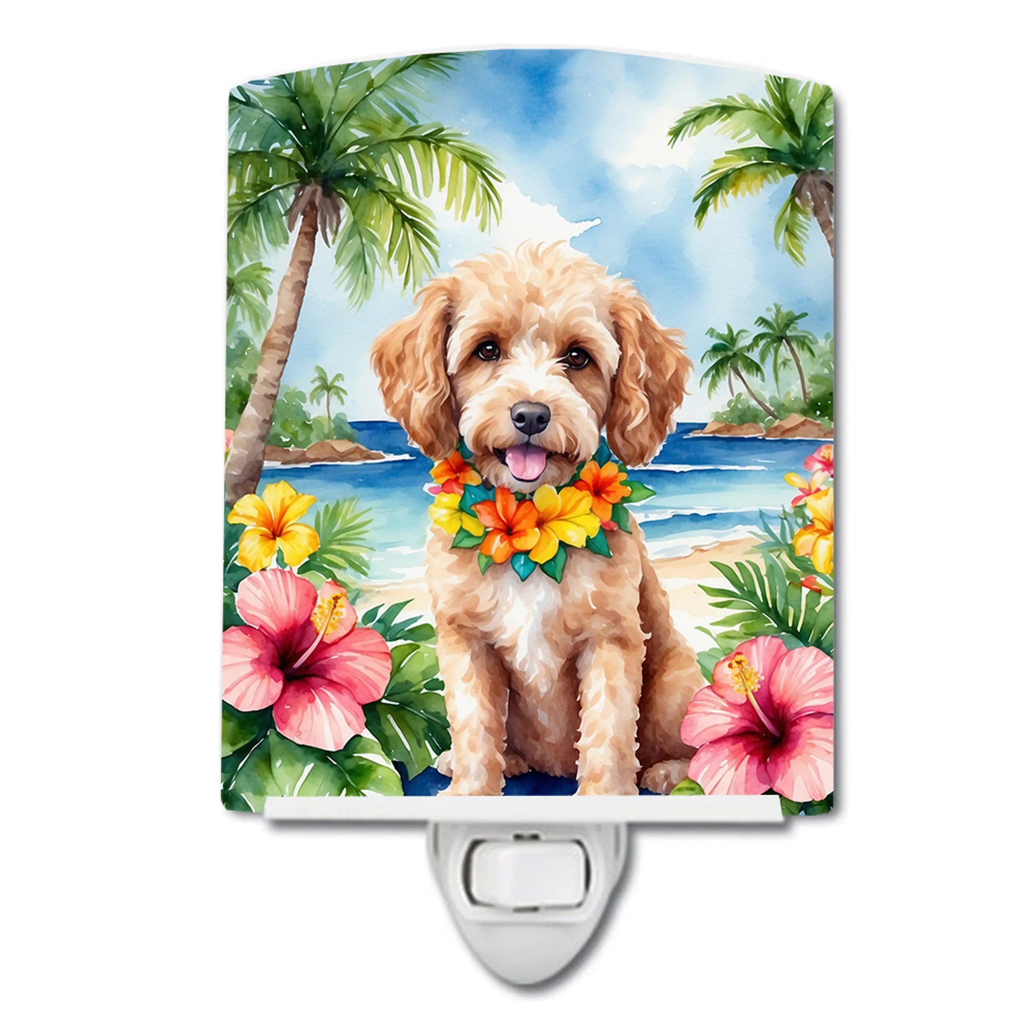 Luau Party Ceramic Night Light - Pack Of: 1 | Collection name: Luau party