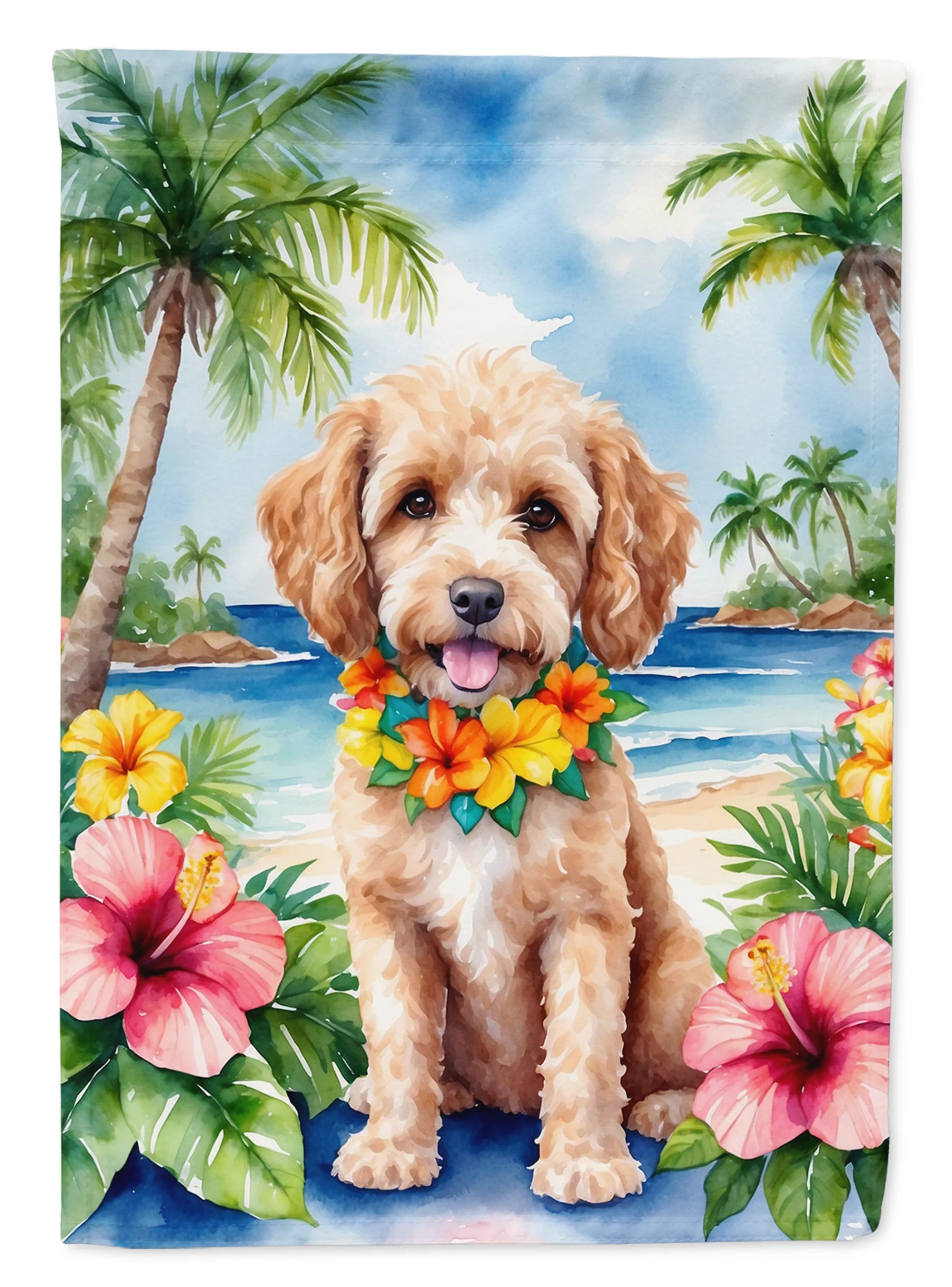 Luau Party Decorative Flag - Size: GARDEN SIZE | Pack Of: 1 | Collection name: Luau party