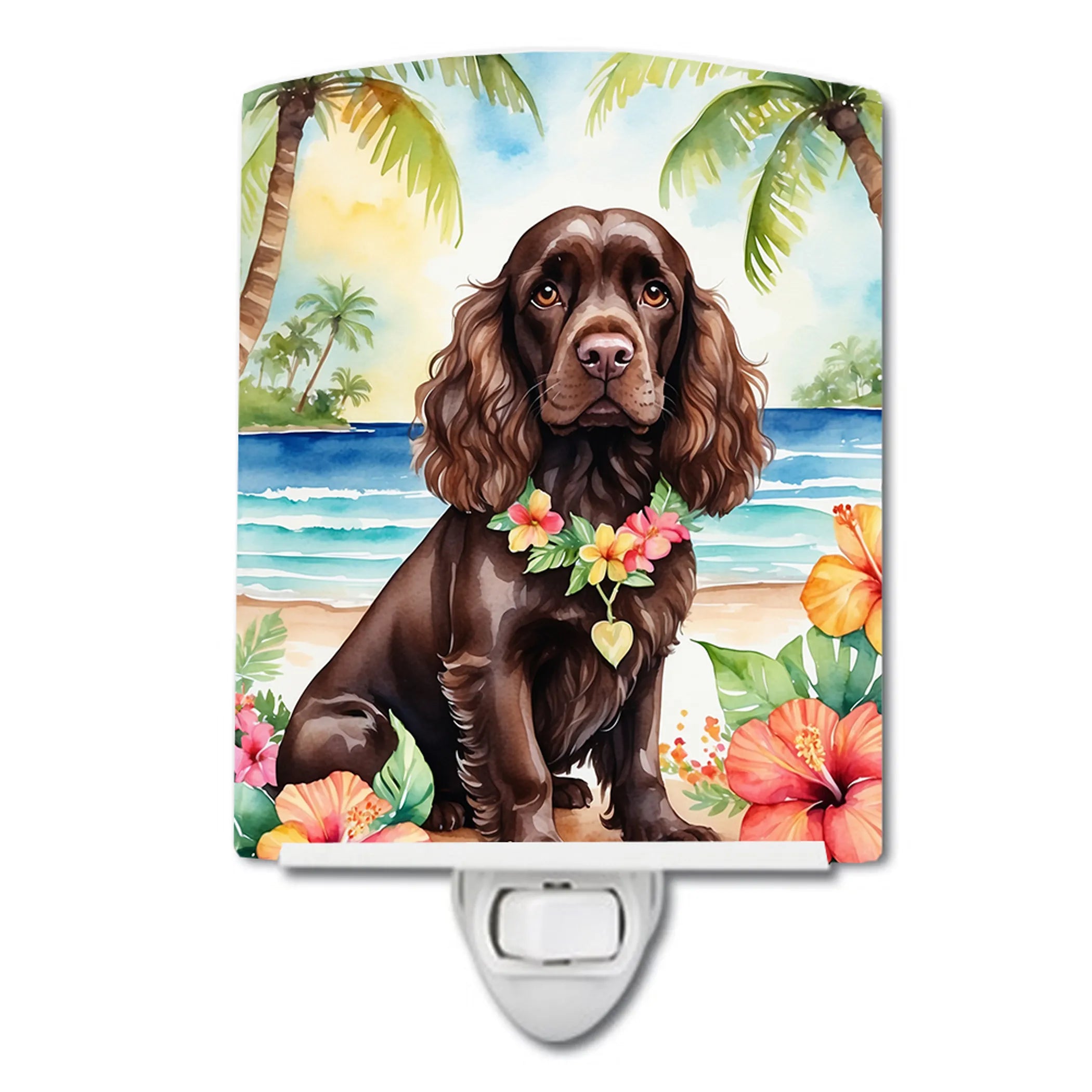 Luau Party Ceramic Night Light - Pack Of: 1 | Collection name: Luau party