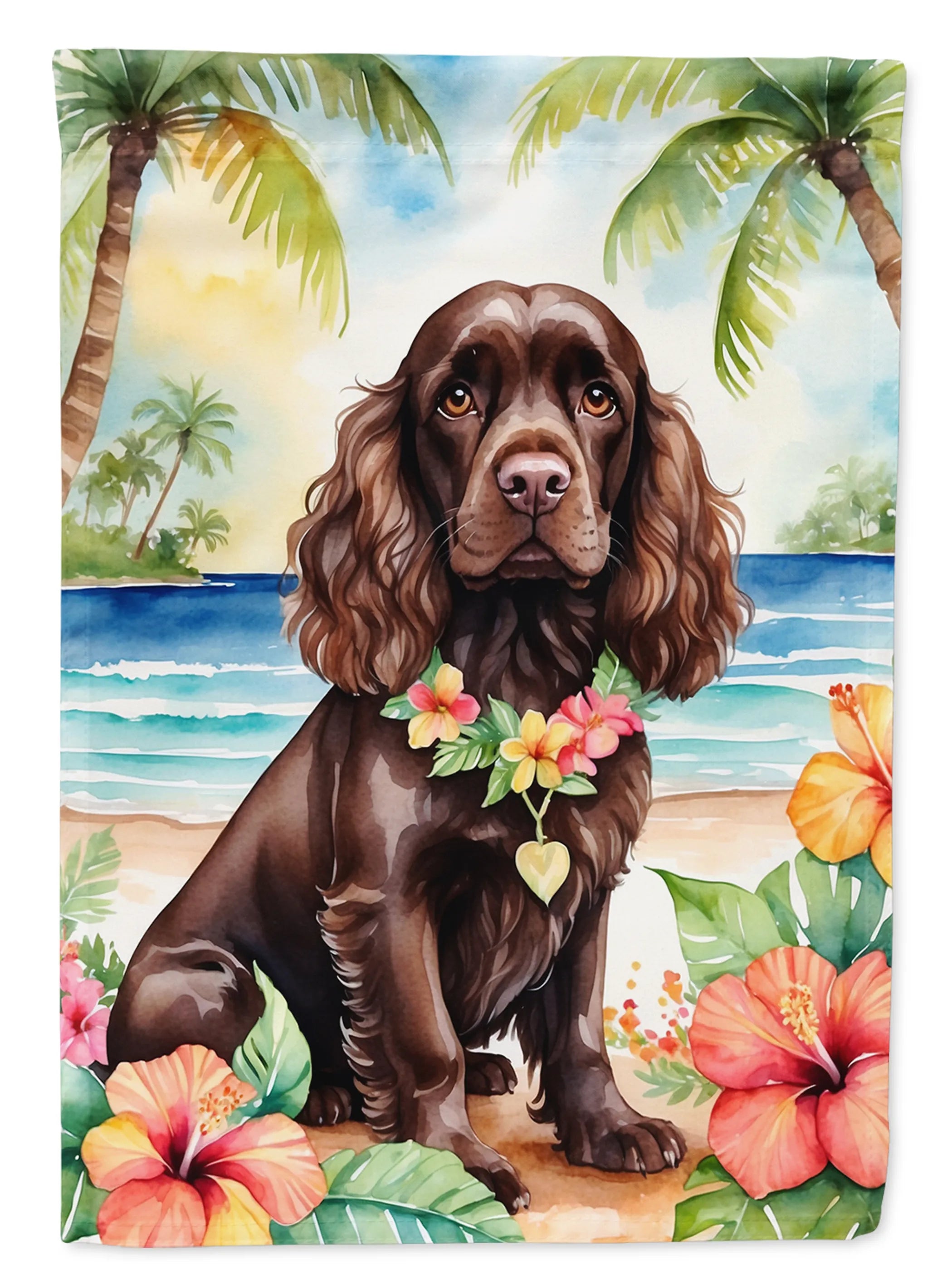 Luau Party Decorative Flag - Size: GARDEN SIZE | Pack Of: 1 | Collection name: Luau party