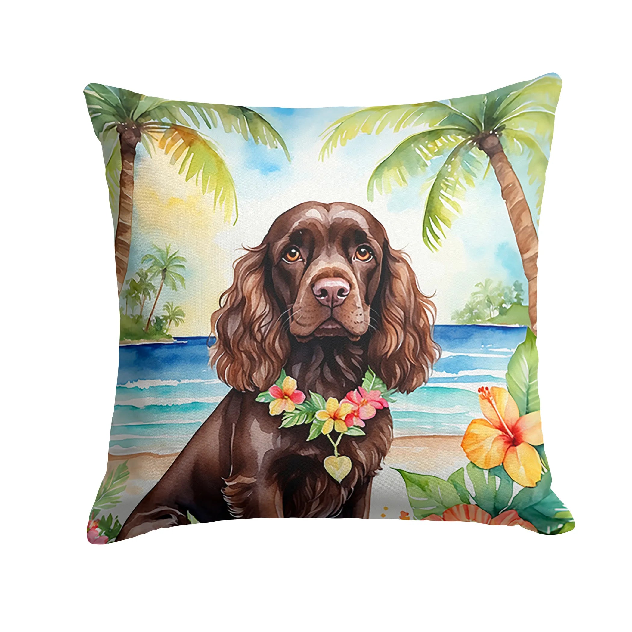 Luau Party Throw Pillow - Size: 14HX14W | Pack Of: 1 | Collection name: Luau party