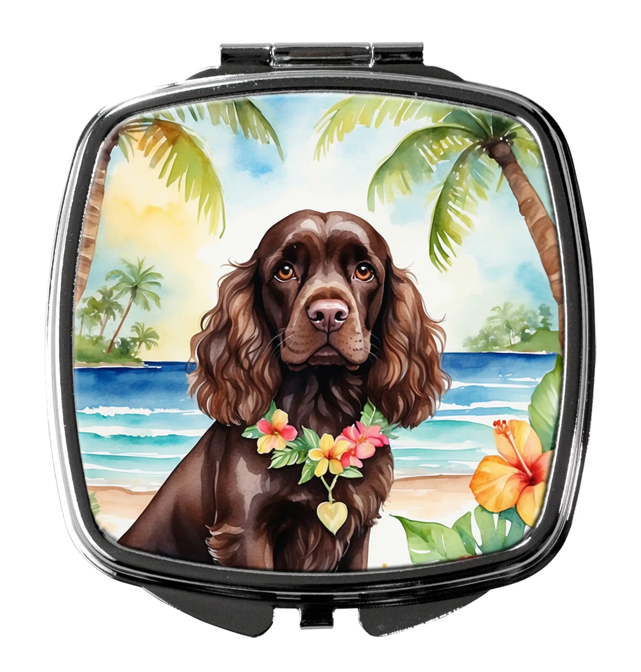 Luau Party Compact Mirror - Pack Of: 1 | Collection name: Luau party
