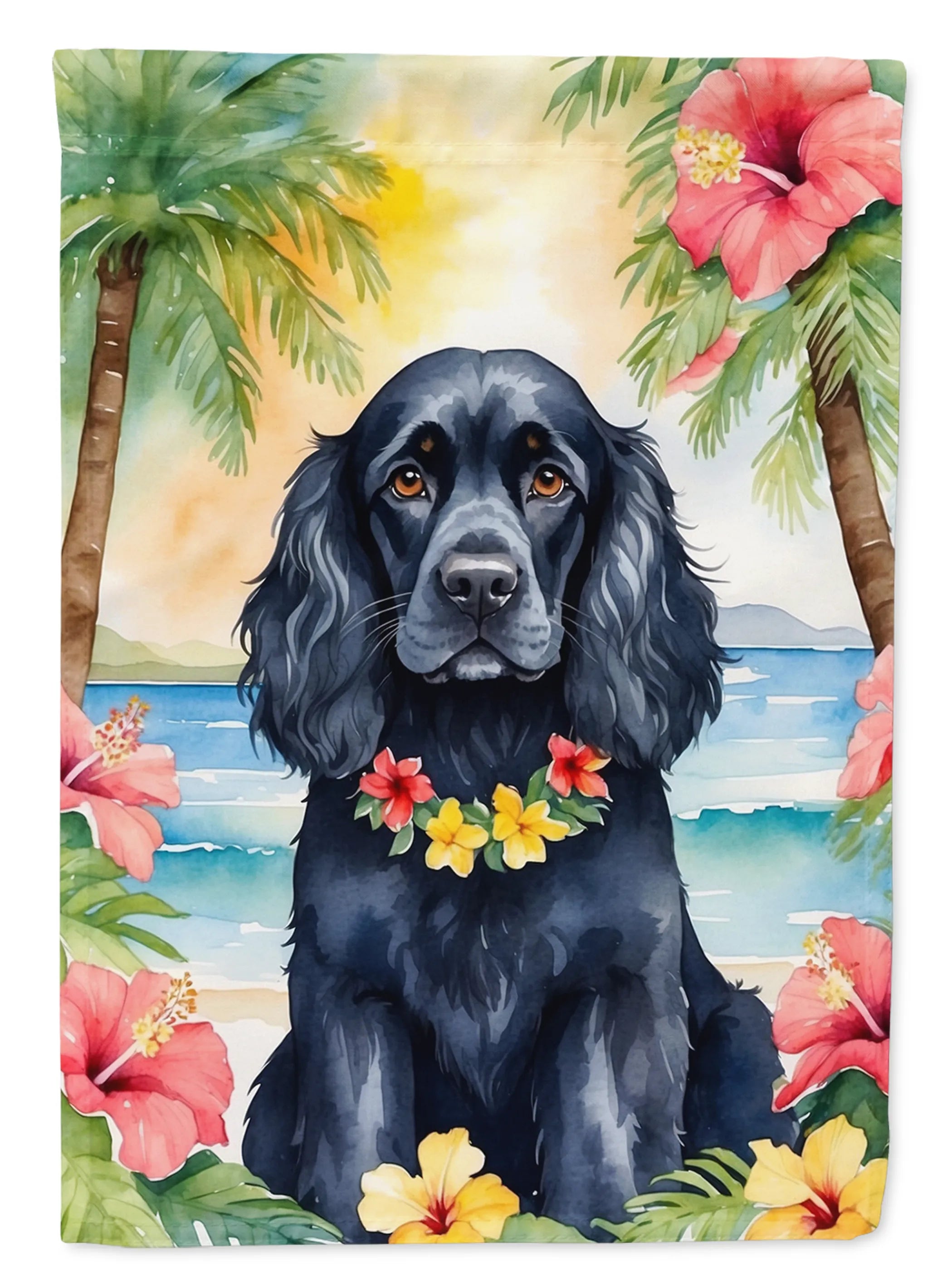 Luau Party Decorative Flag - Size: GARDEN SIZE | Pack Of: 1 | Collection name: Luau party