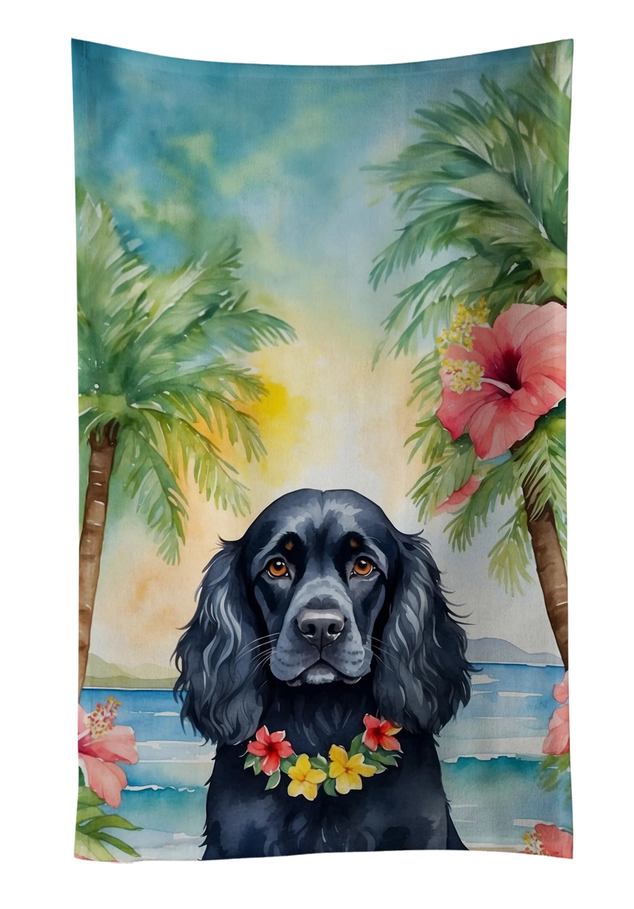 Luau Party Kitchen Towel - Size: 25HX15W | Pack Of: 1 | Collection name: Luau party
