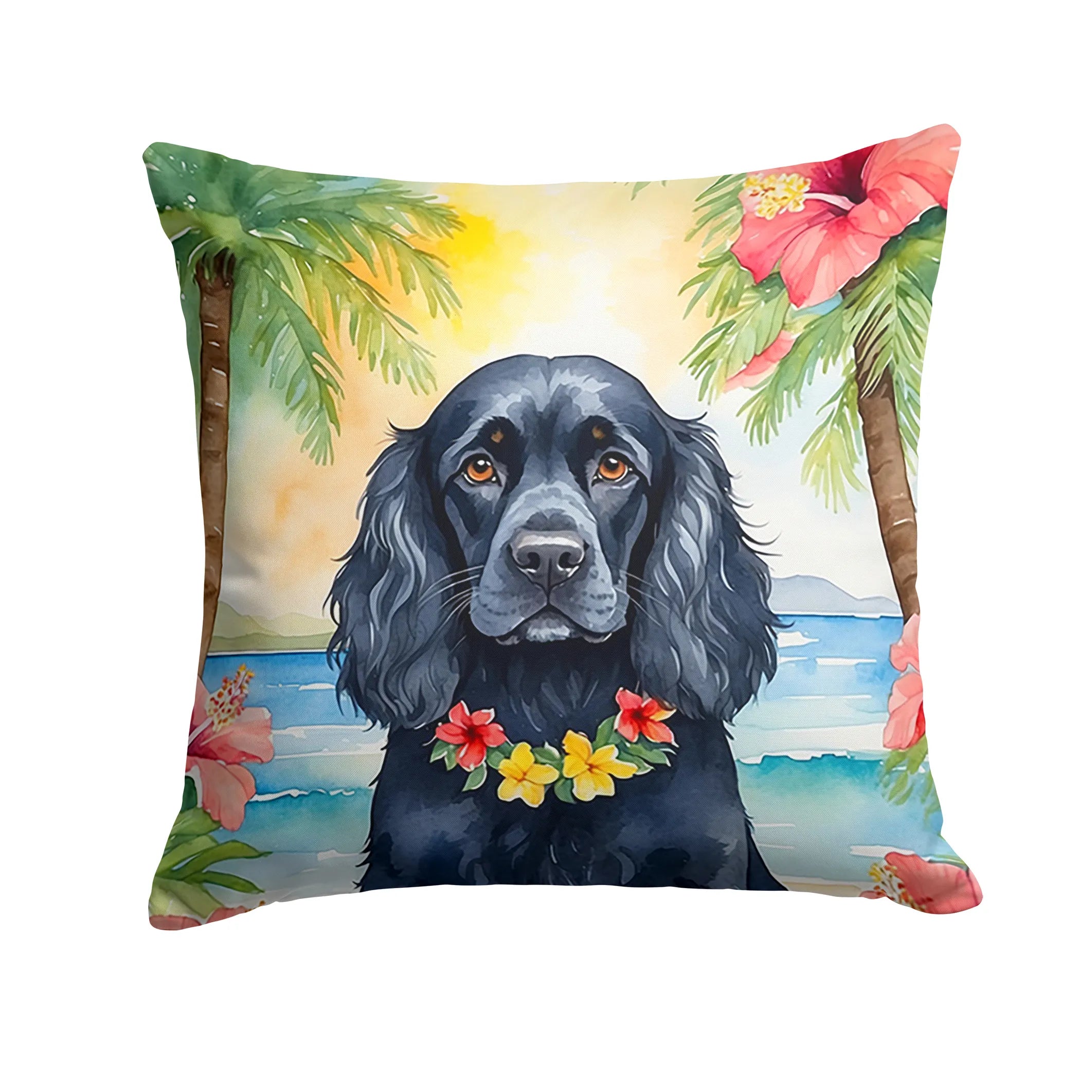 Luau Party Throw Pillow - Size: 14HX14W | Pack Of: 1 | Collection name: Luau party