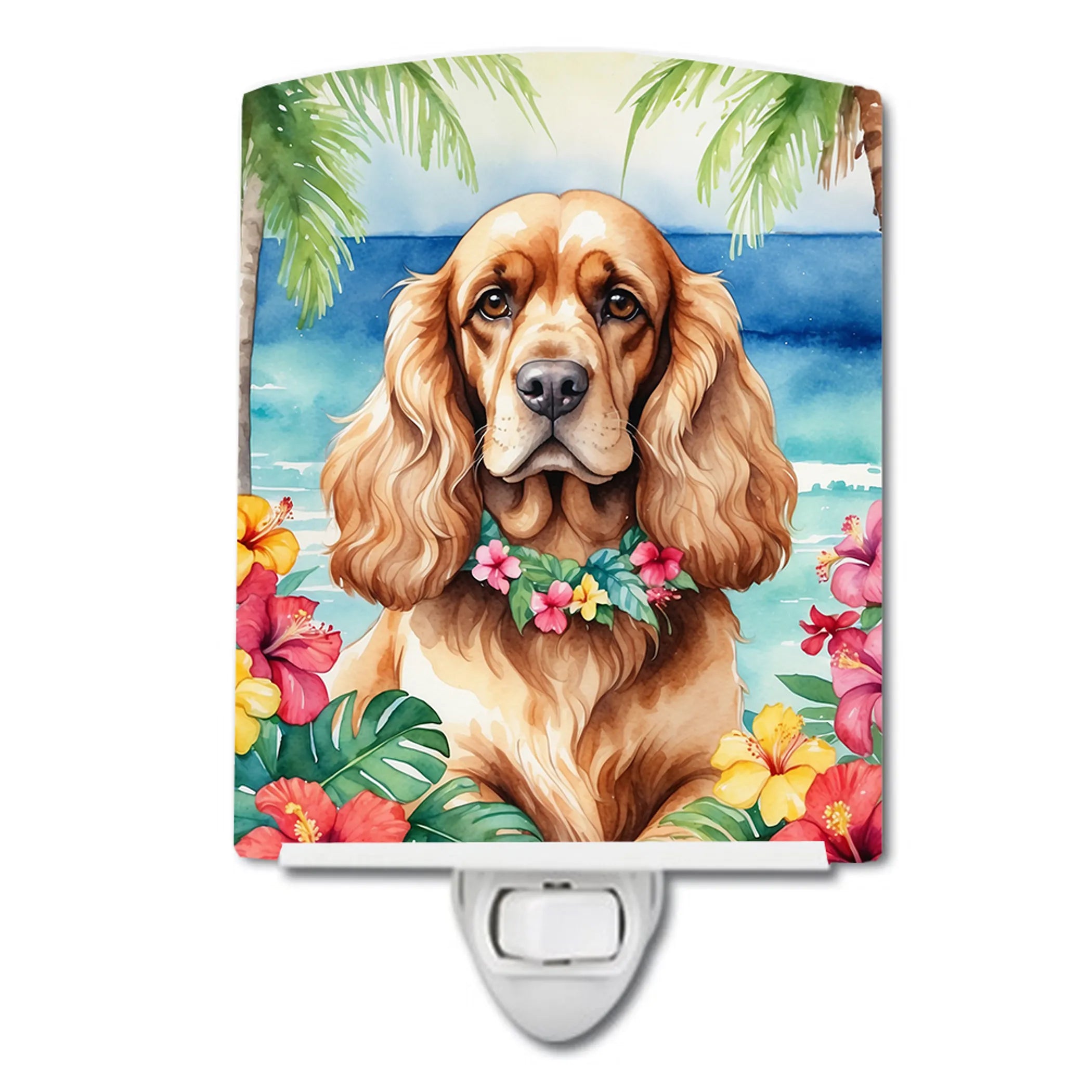 Luau Party Ceramic Night Light - Pack Of: 1 | Collection name: Luau party