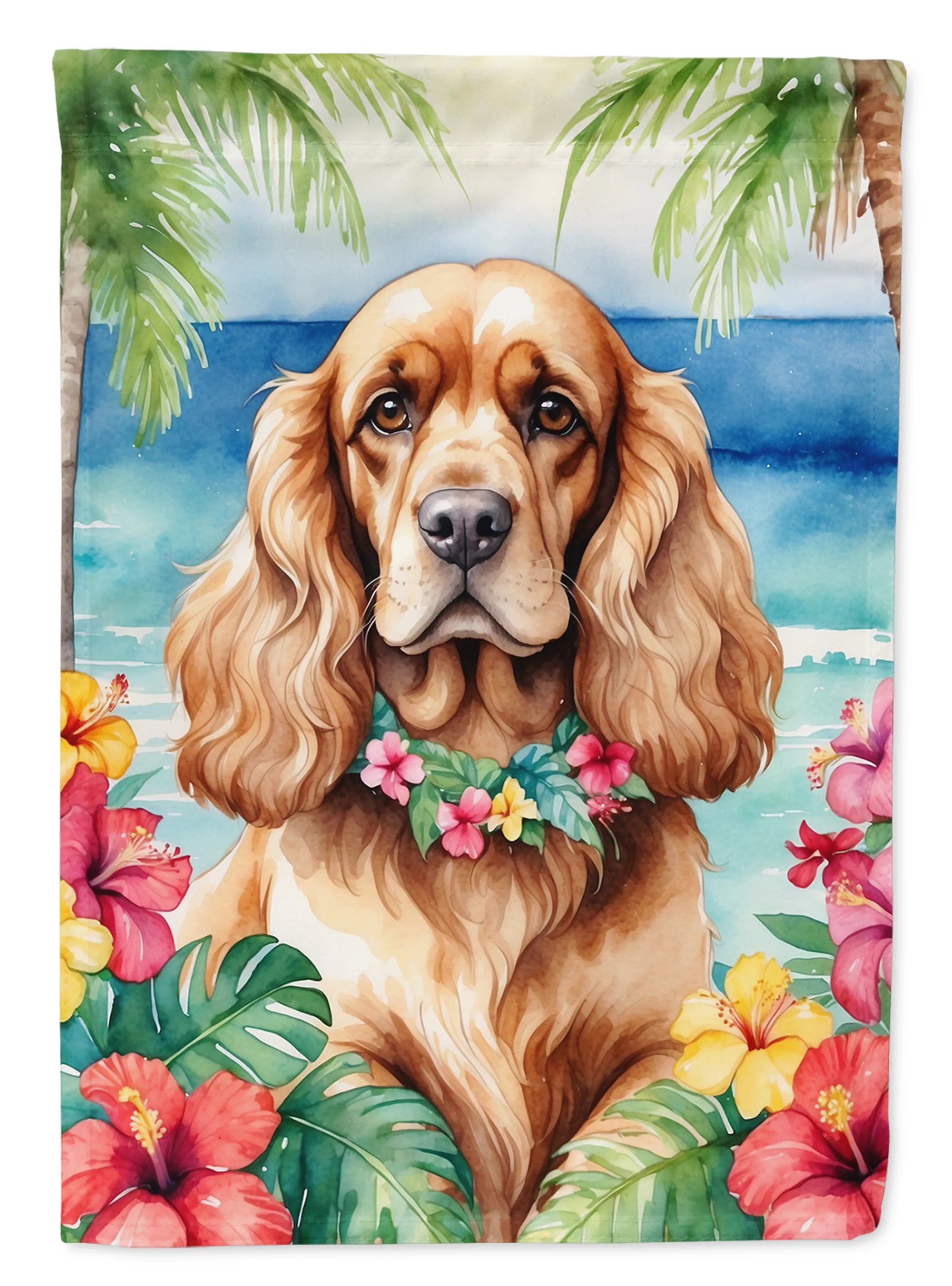 Luau Party Decorative Flag - Size: GARDEN SIZE | Pack Of: 1 | Collection name: Luau party