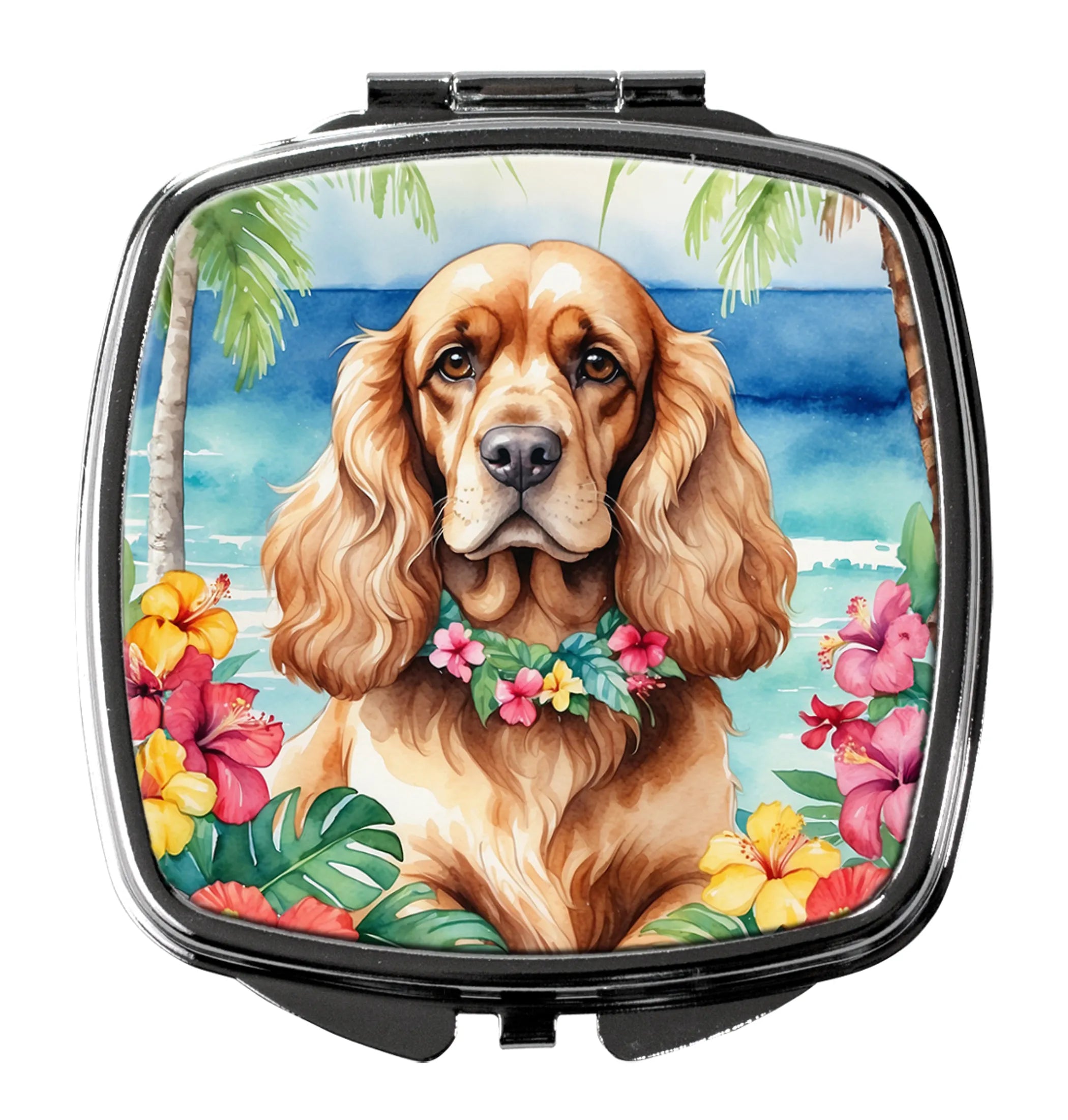 Luau Party Compact Mirror - Pack Of: 1 | Collection name: Luau party