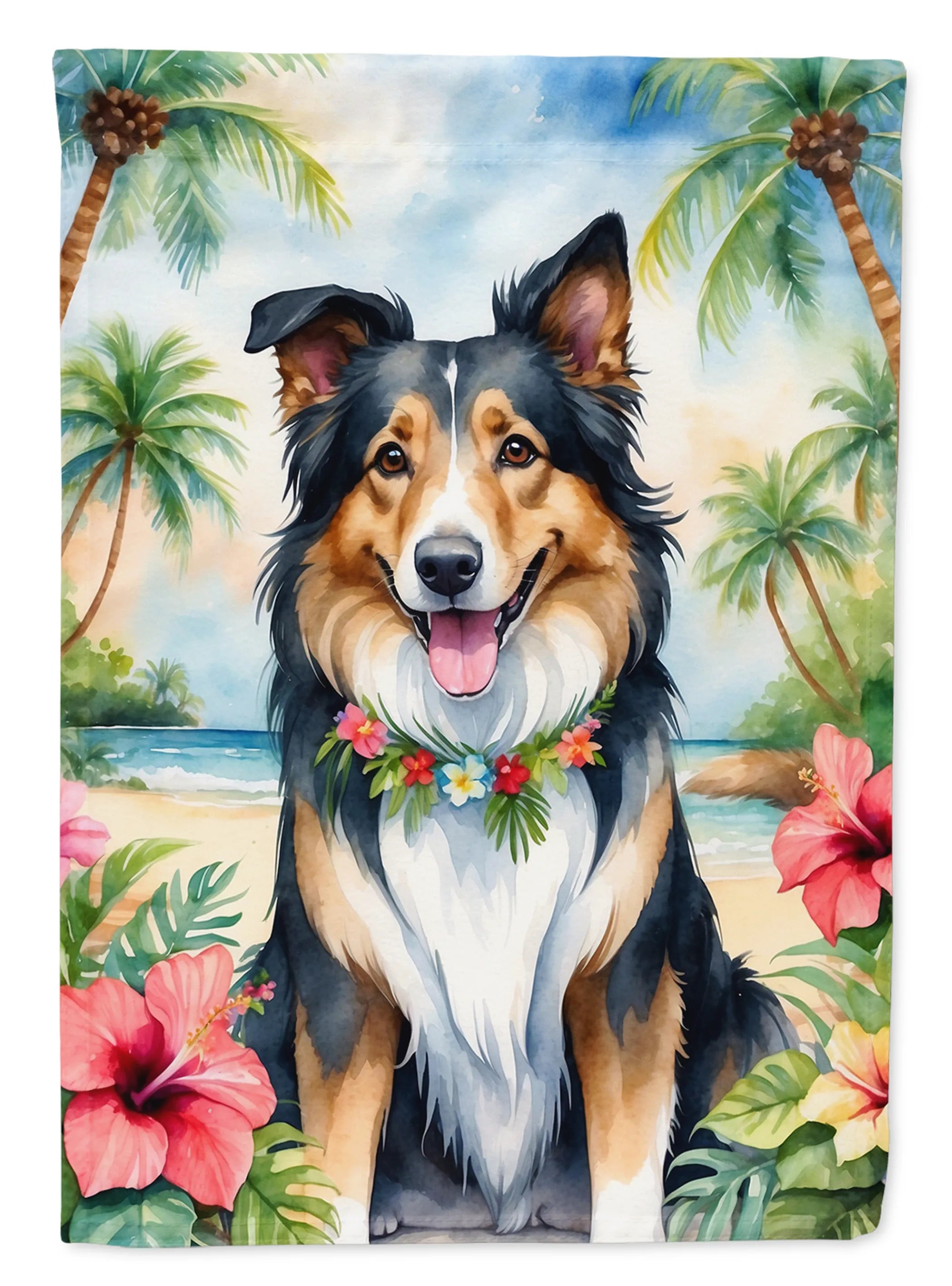 Luau Party Decorative Flag - Size: GARDEN SIZE | Pack Of: 1 | Collection name: Luau party