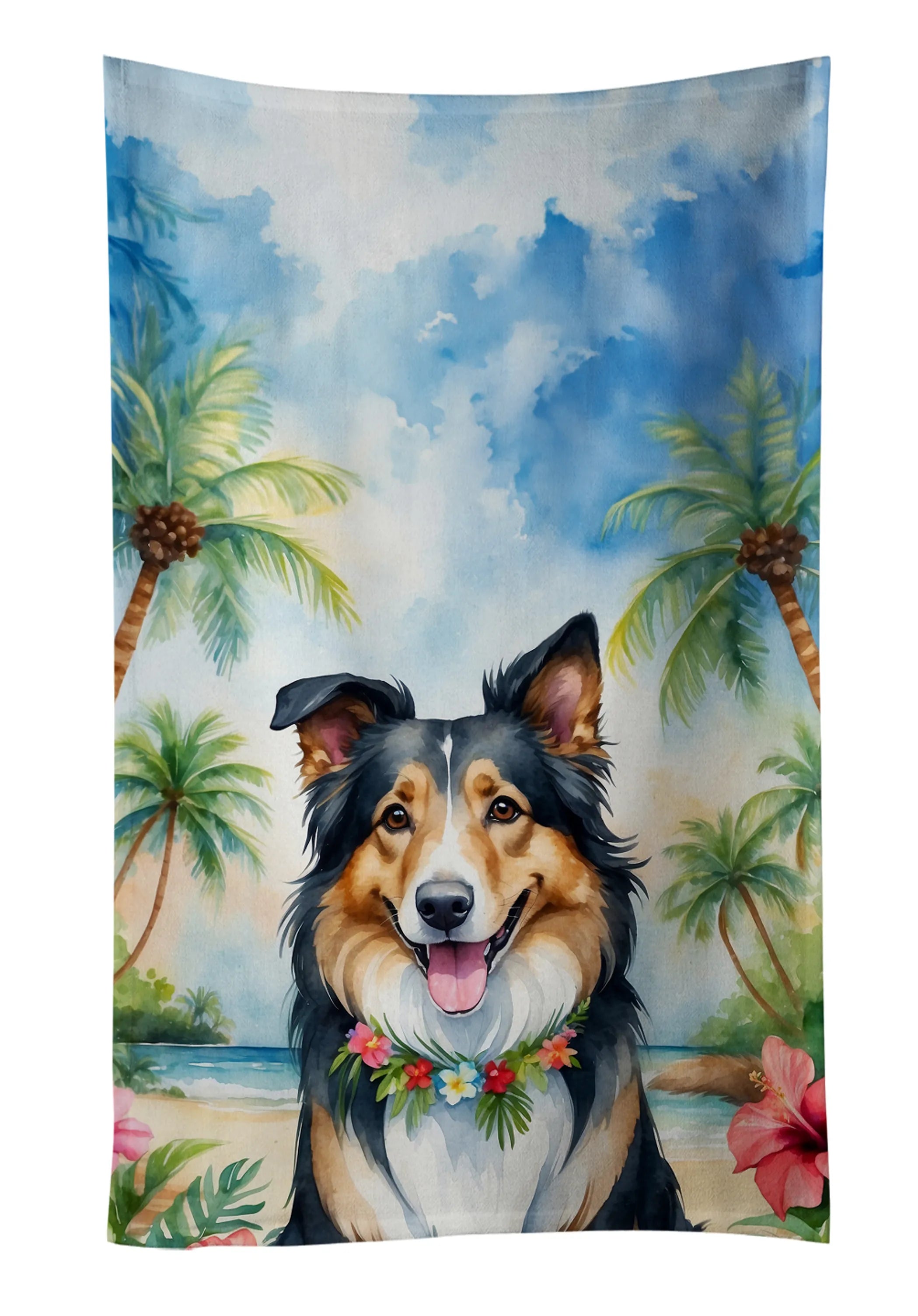 Luau Party Kitchen Towel - Size: 25HX15W | Pack Of: 1 | Collection name: Luau party