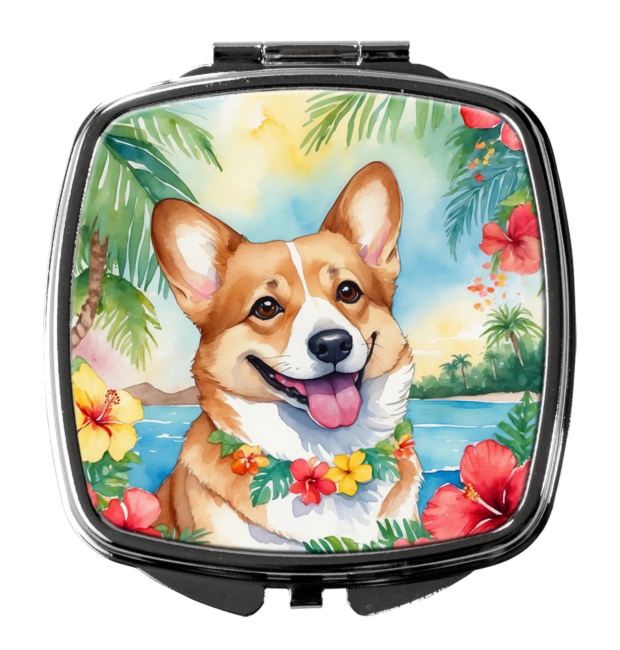 Luau Party Compact Mirror - Pack Of: 1 | Collection name: Luau party