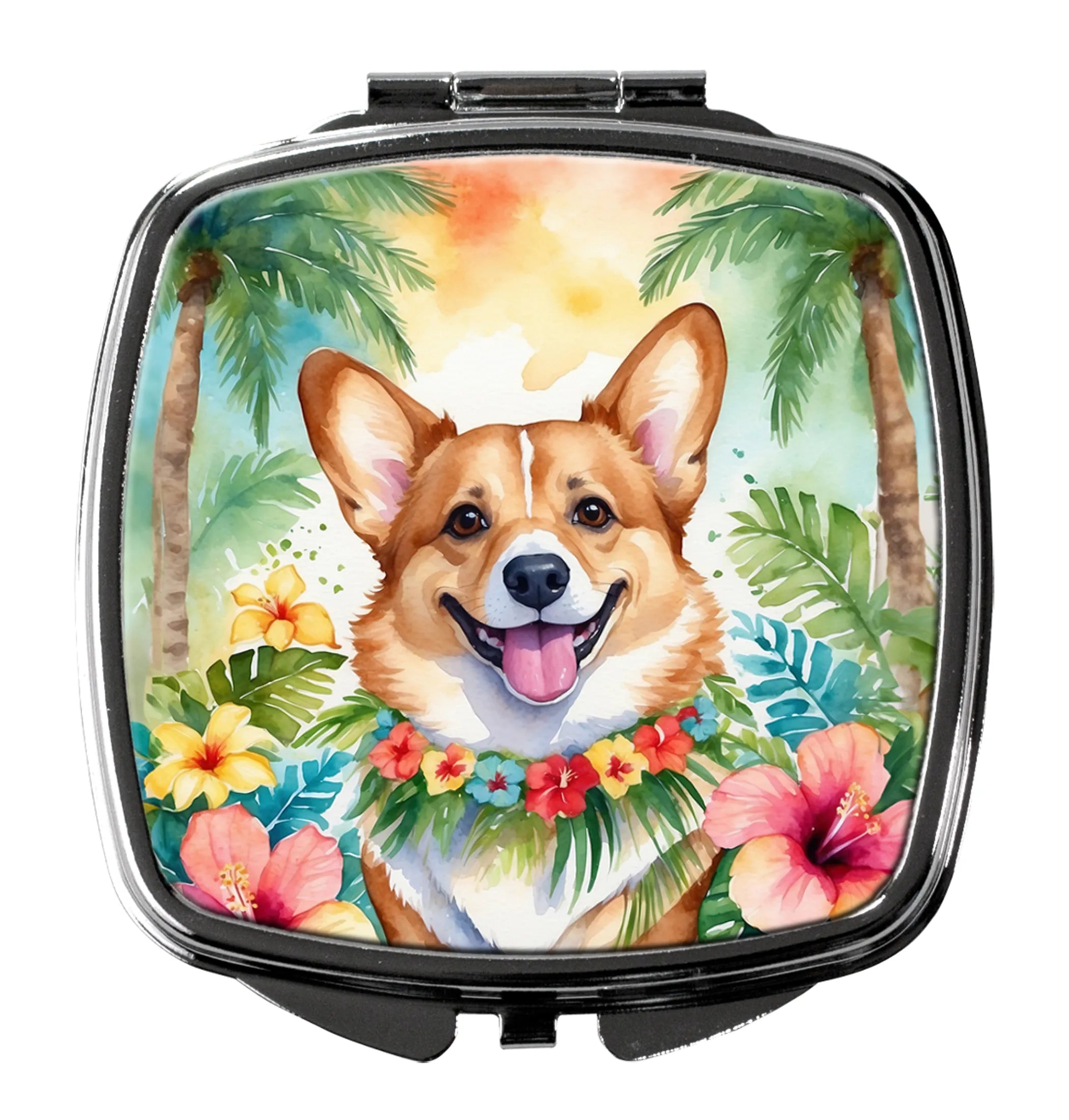 Luau Party Compact Mirror - Pack Of: 1 | Collection name: Luau party