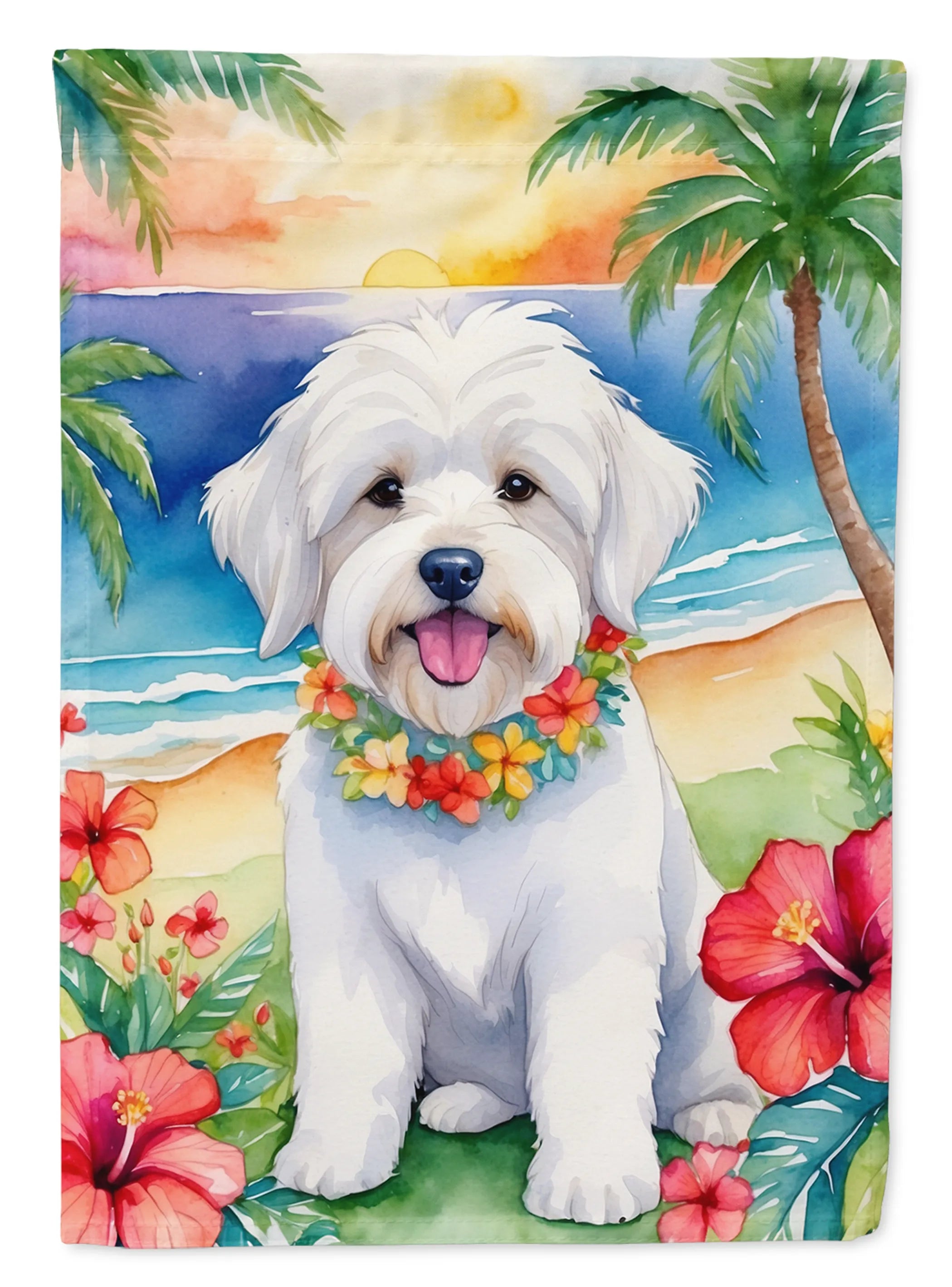 Luau Party Decorative Flag - Size: GARDEN SIZE | Pack Of: 1 | Collection name: Luau party