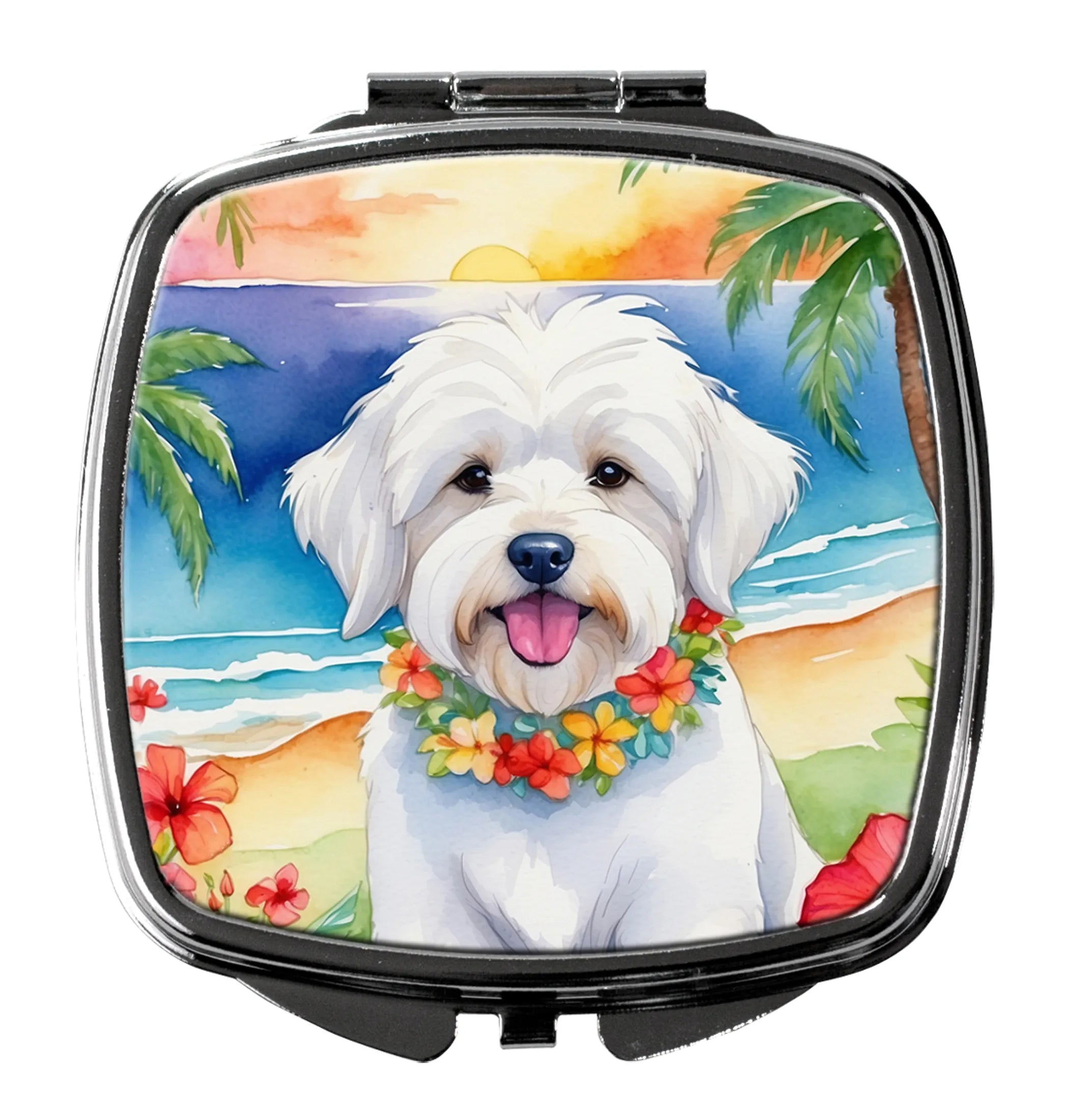 Luau Party Compact Mirror - Pack Of: 1 | Collection name: Luau party
