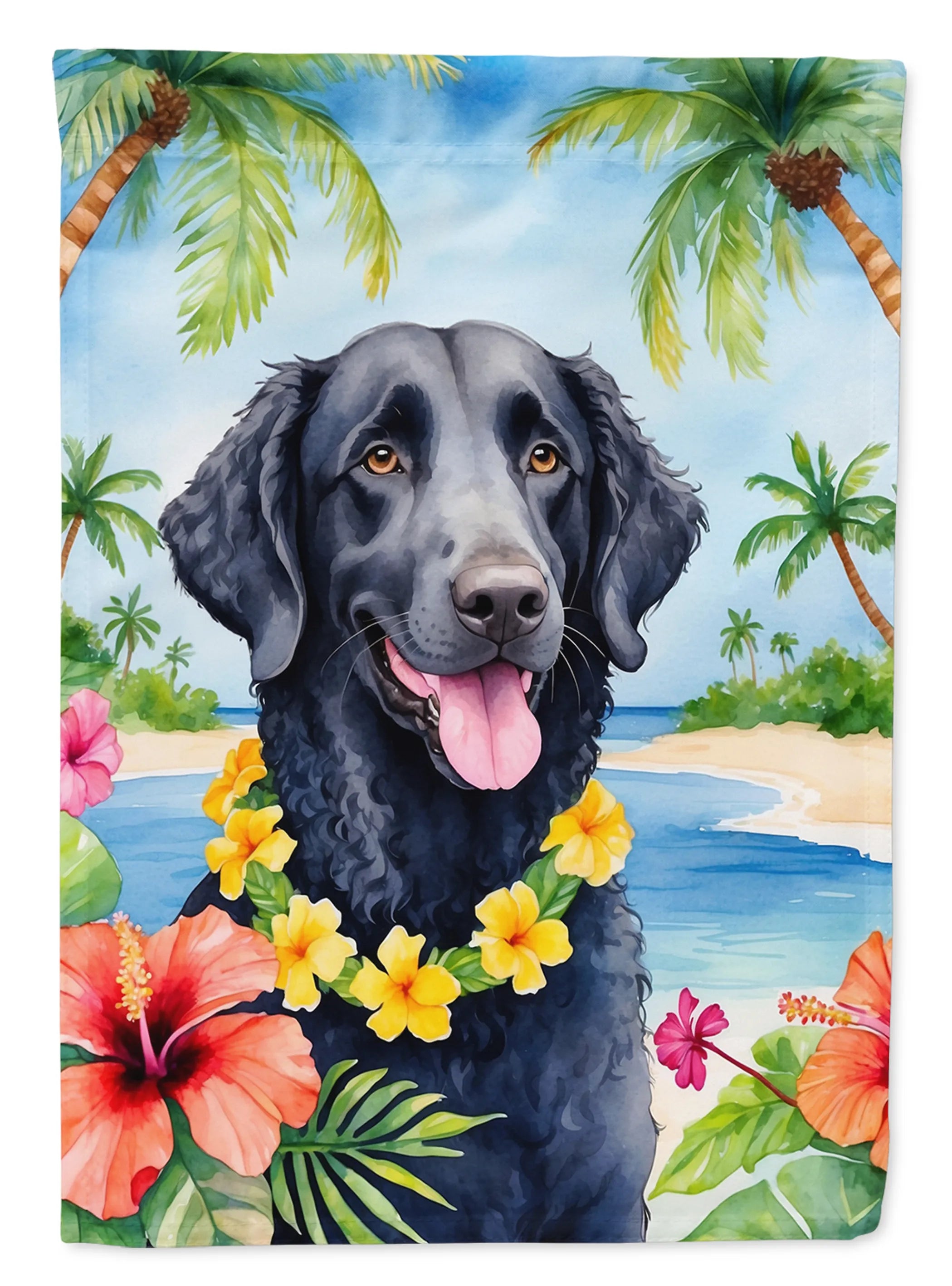 Luau Party Decorative Flag - Size: GARDEN SIZE | Pack Of: 1 | Collection name: Luau party