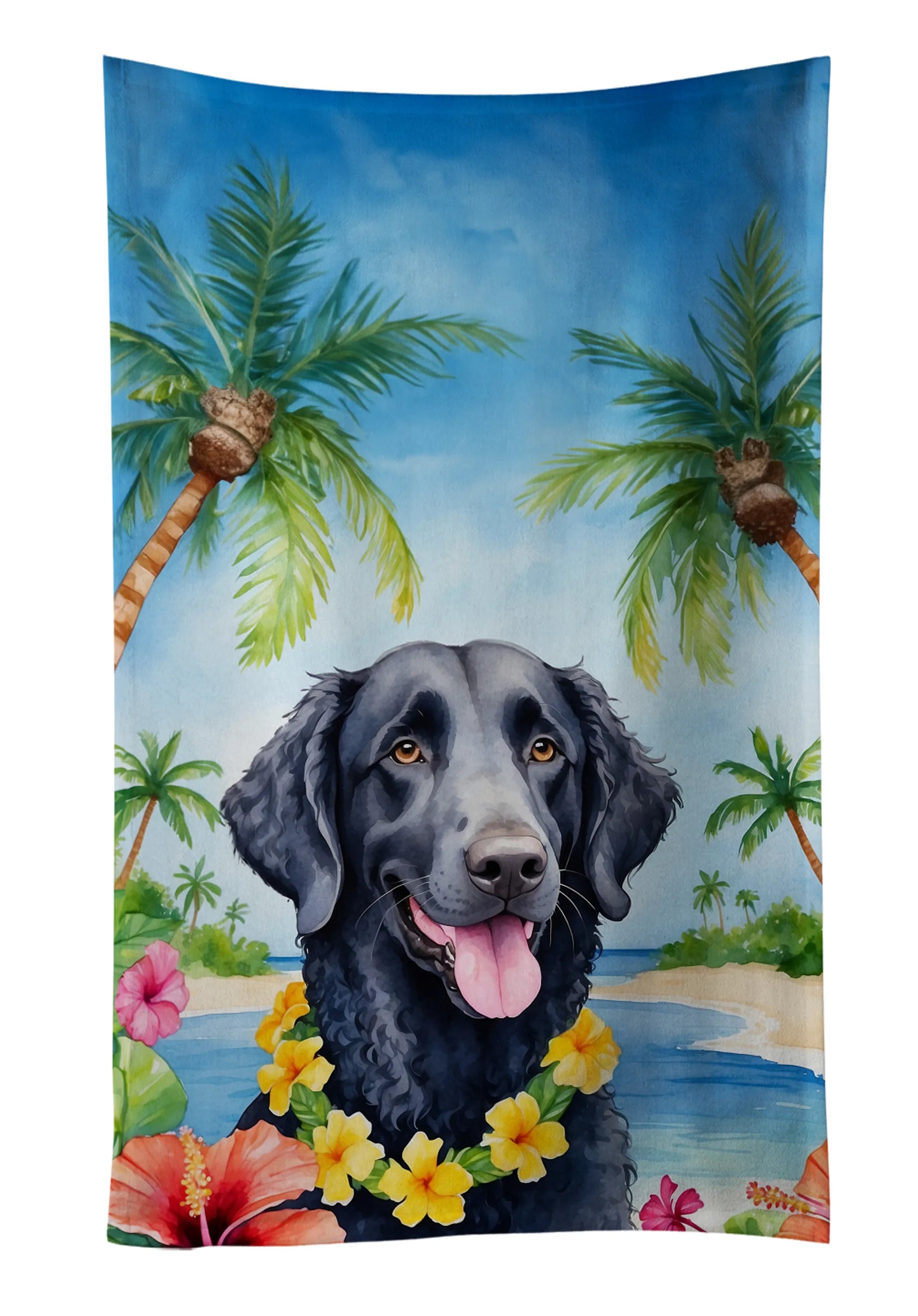 Luau Party Kitchen Towel - Size: 25HX15W | Pack Of: 1 | Collection name: Luau party