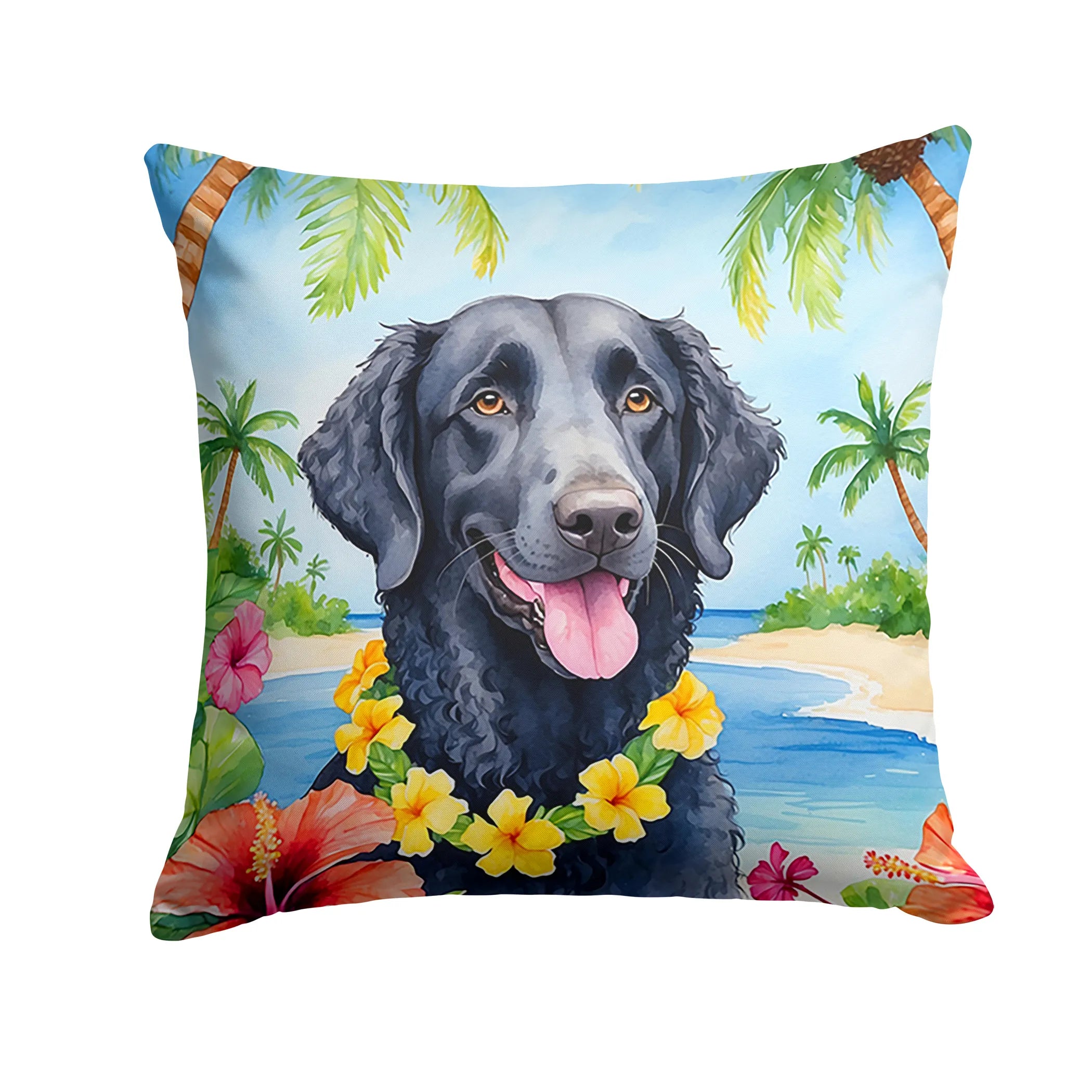 Luau Party Throw Pillow - Size: 14HX14W | Pack Of: 1 | Collection name: Luau party