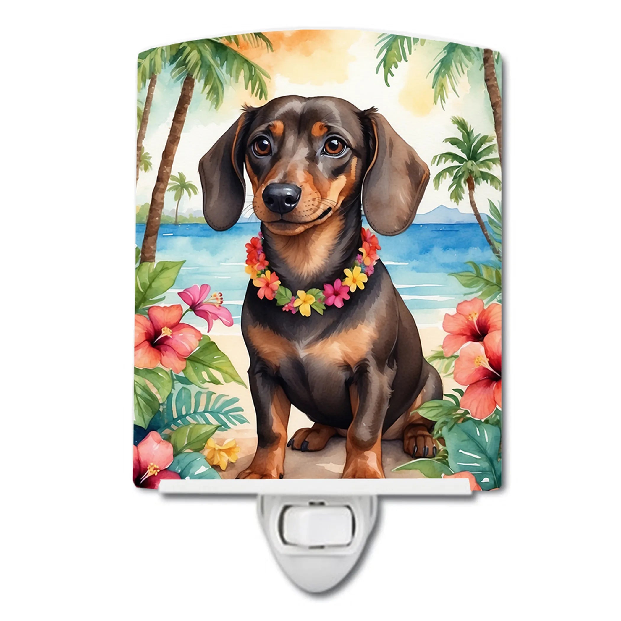 Luau Party Ceramic Night Light - Pack Of: 1 | Collection name: Luau party