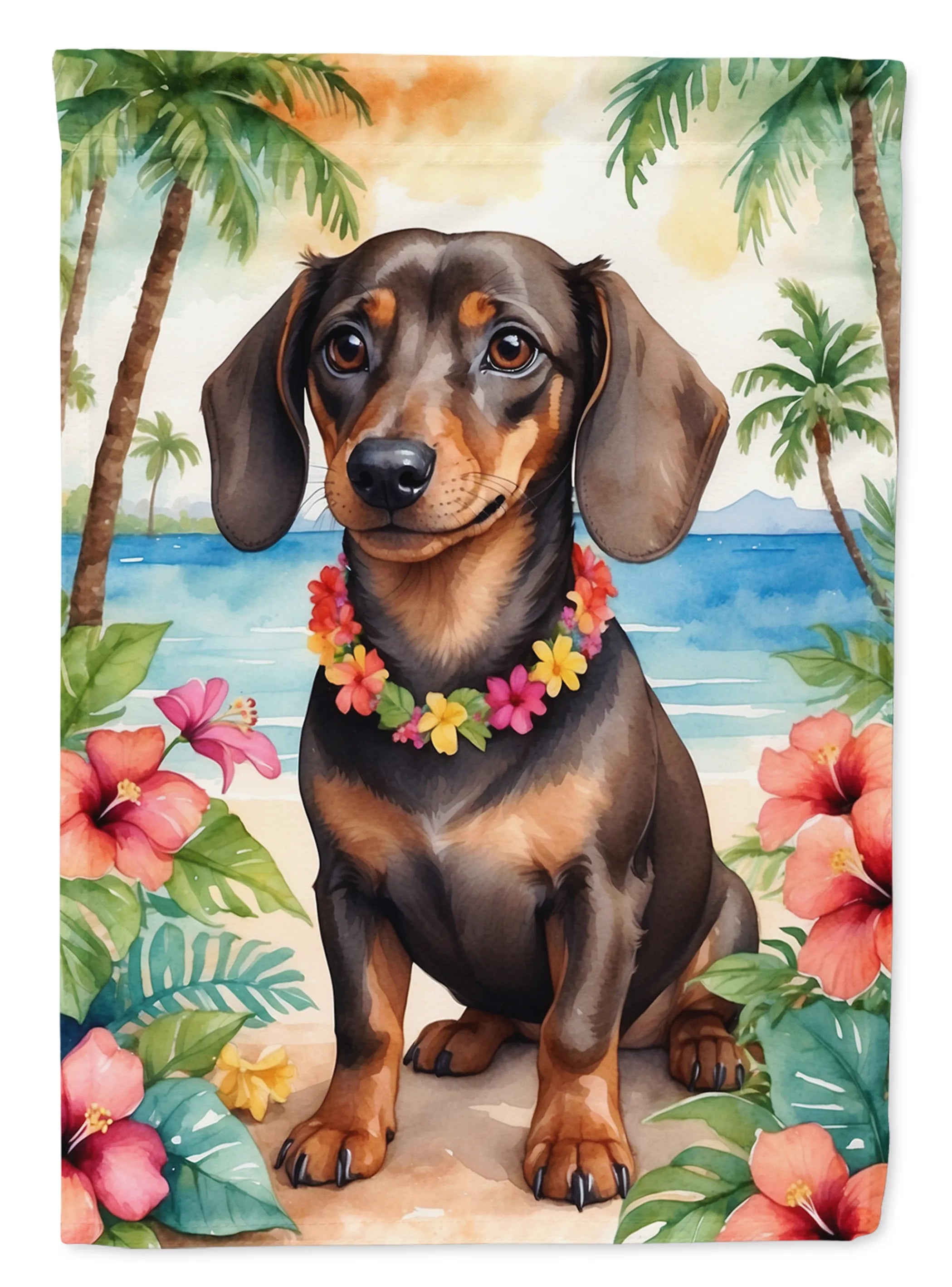 Luau Party Decorative Flag - Size: GARDEN SIZE | Pack Of: 1 | Collection name: Luau party