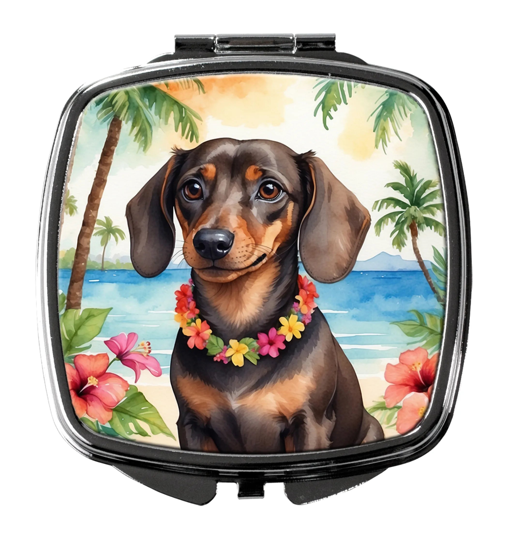 Luau Party Compact Mirror - Pack Of: 1 | Collection name: Luau party