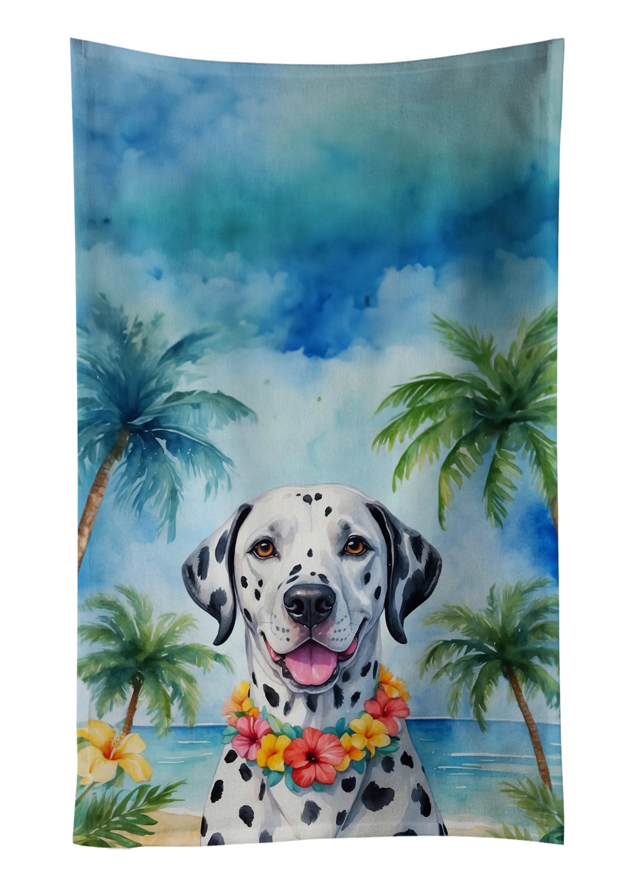 Luau Party Kitchen Towel - Size: 25HX15W | Pack Of: 1 | Collection name: Luau party