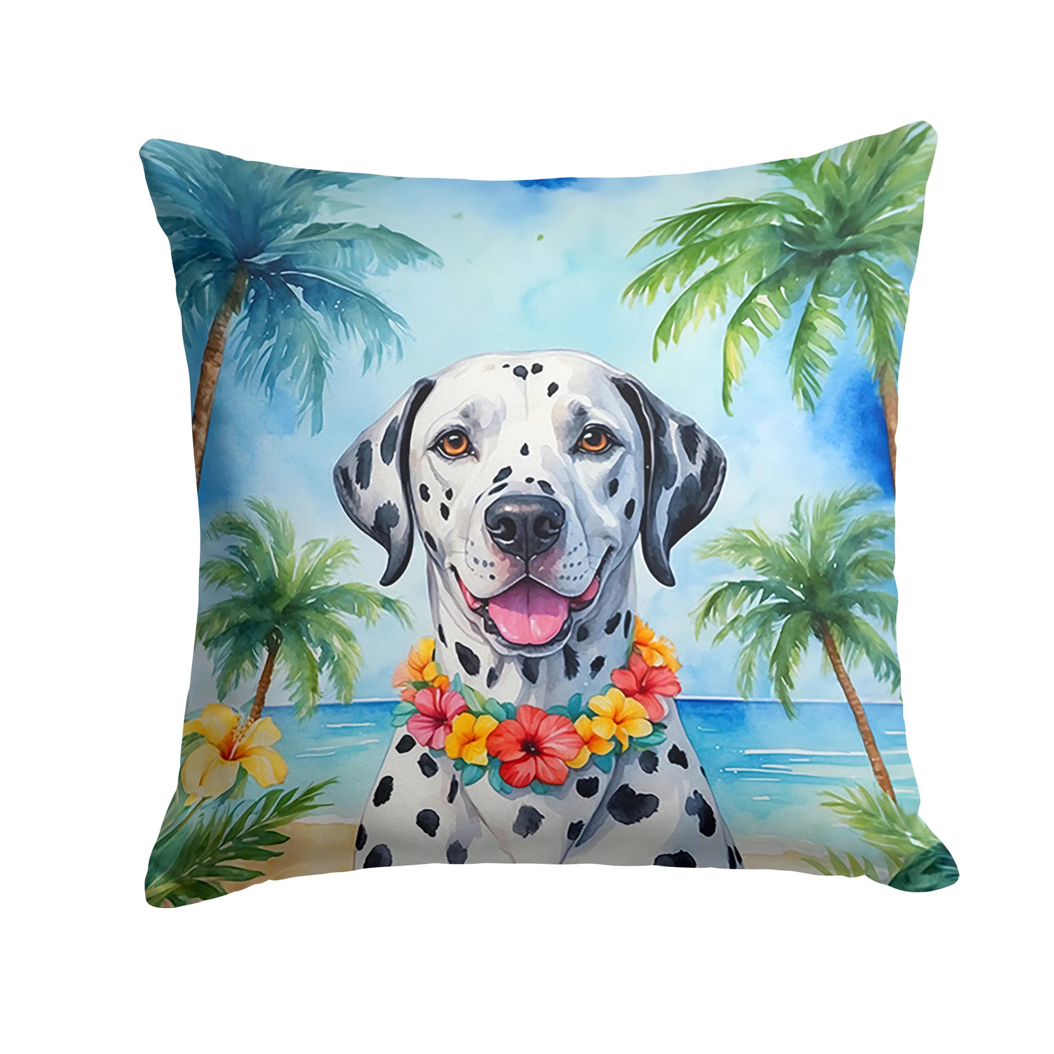 Luau Party Throw Pillow - Size: 14HX14W | Pack Of: 1 | Collection name: Luau party