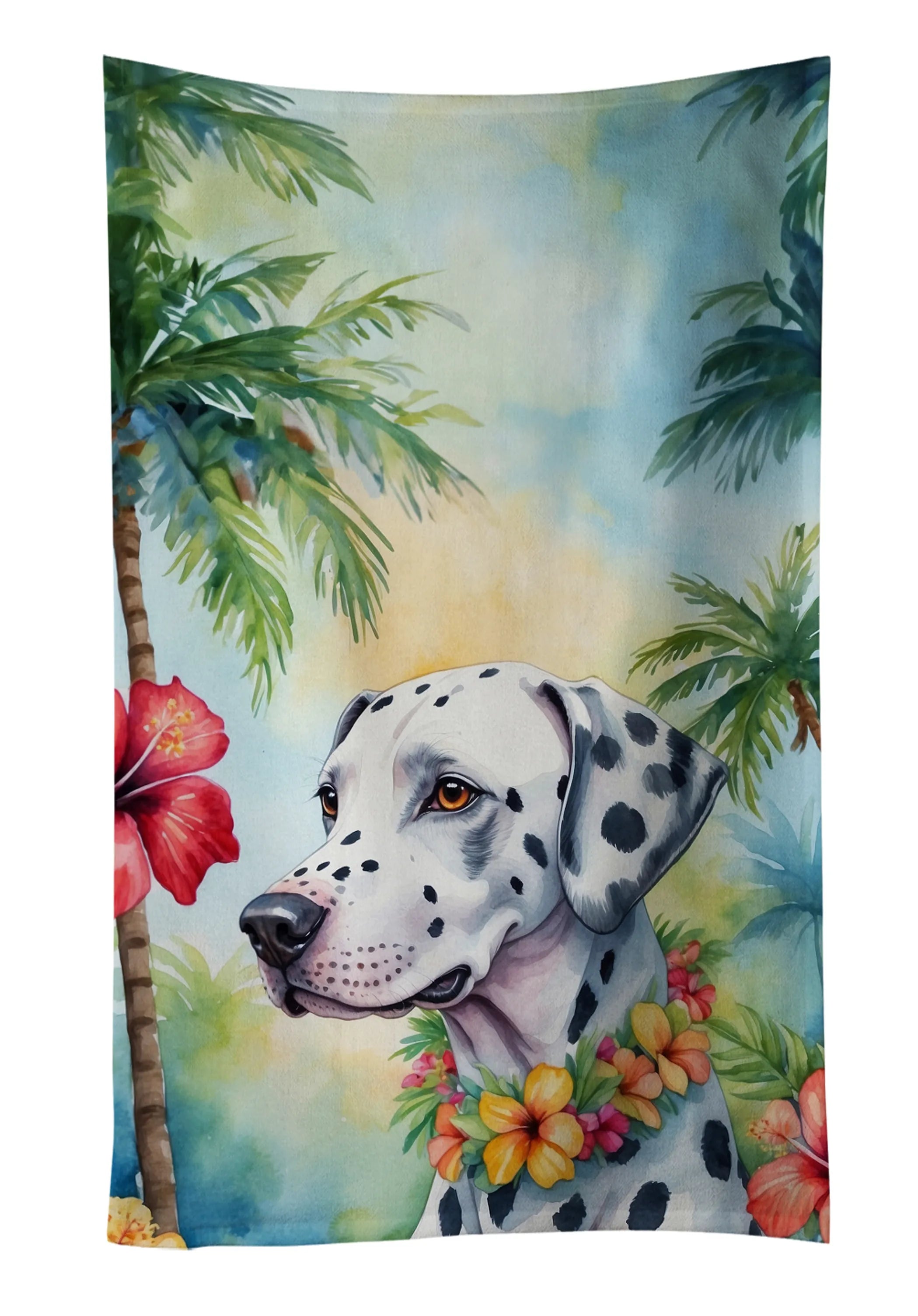 Luau Party Kitchen Towel - Size: 25HX15W | Pack Of: 1 | Collection name: Luau party