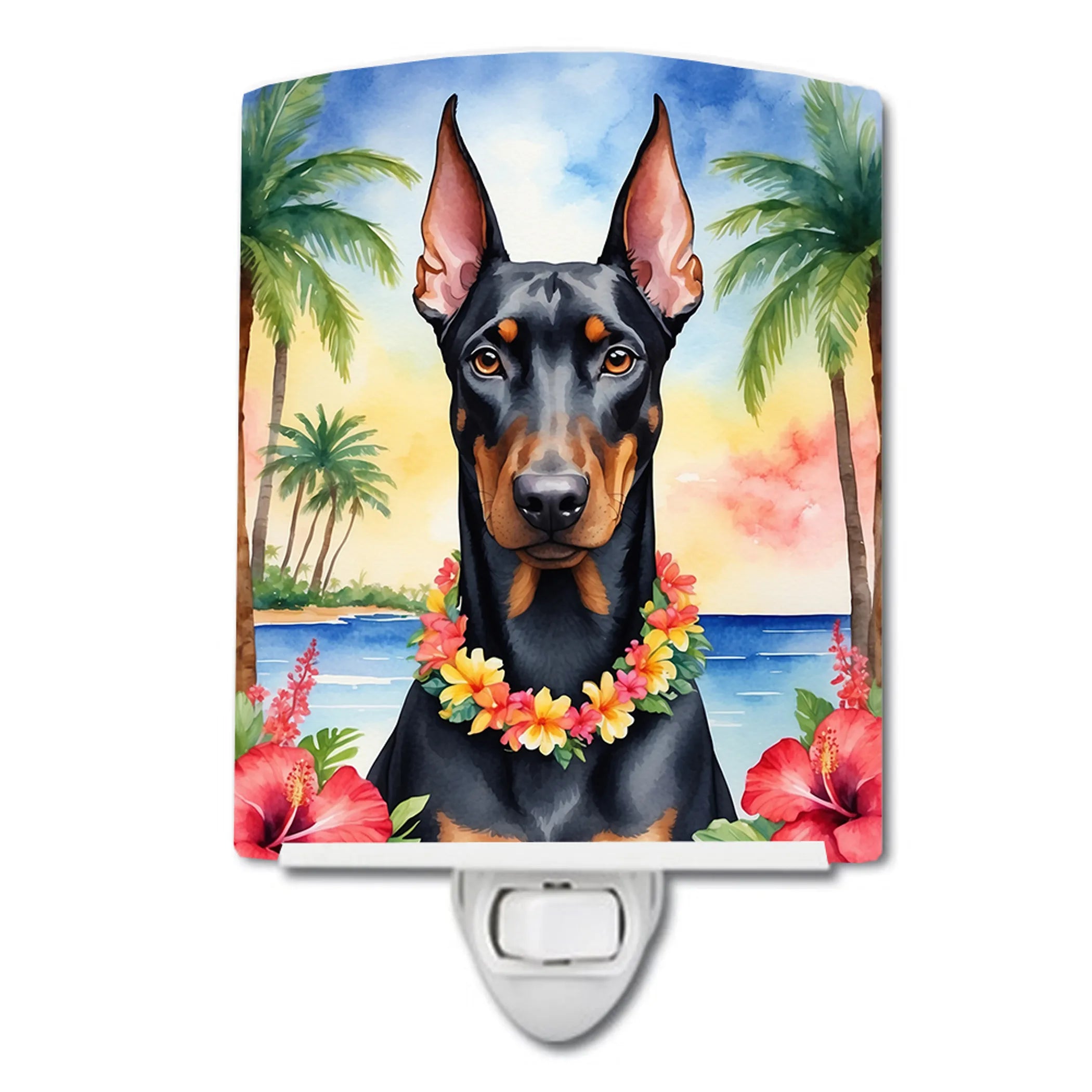 Luau Party Ceramic Night Light - Pack Of: 1 | Collection name: Luau party