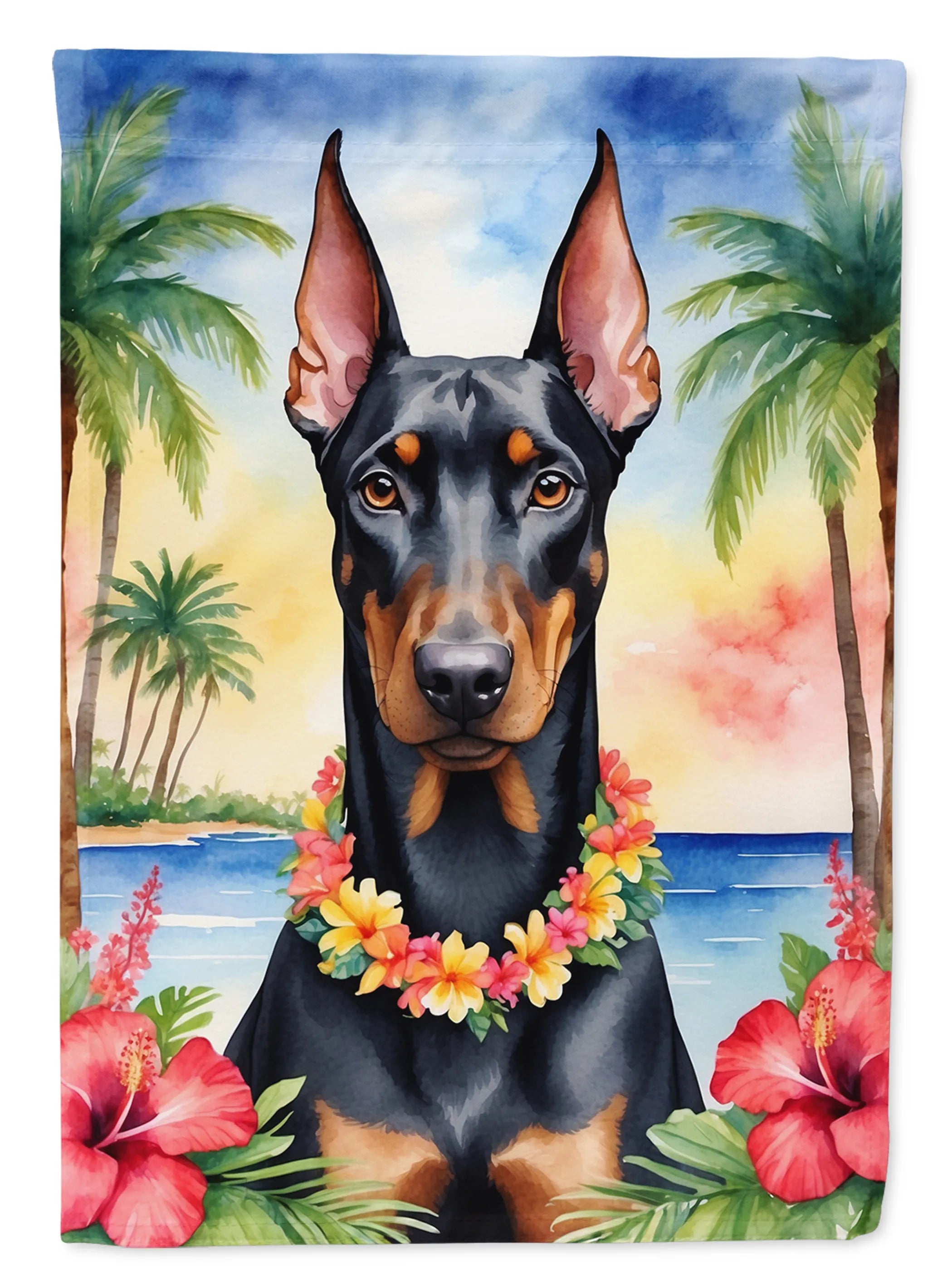 Luau Party Decorative Flag - Size: GARDEN SIZE | Pack Of: 1 | Collection name: Luau party