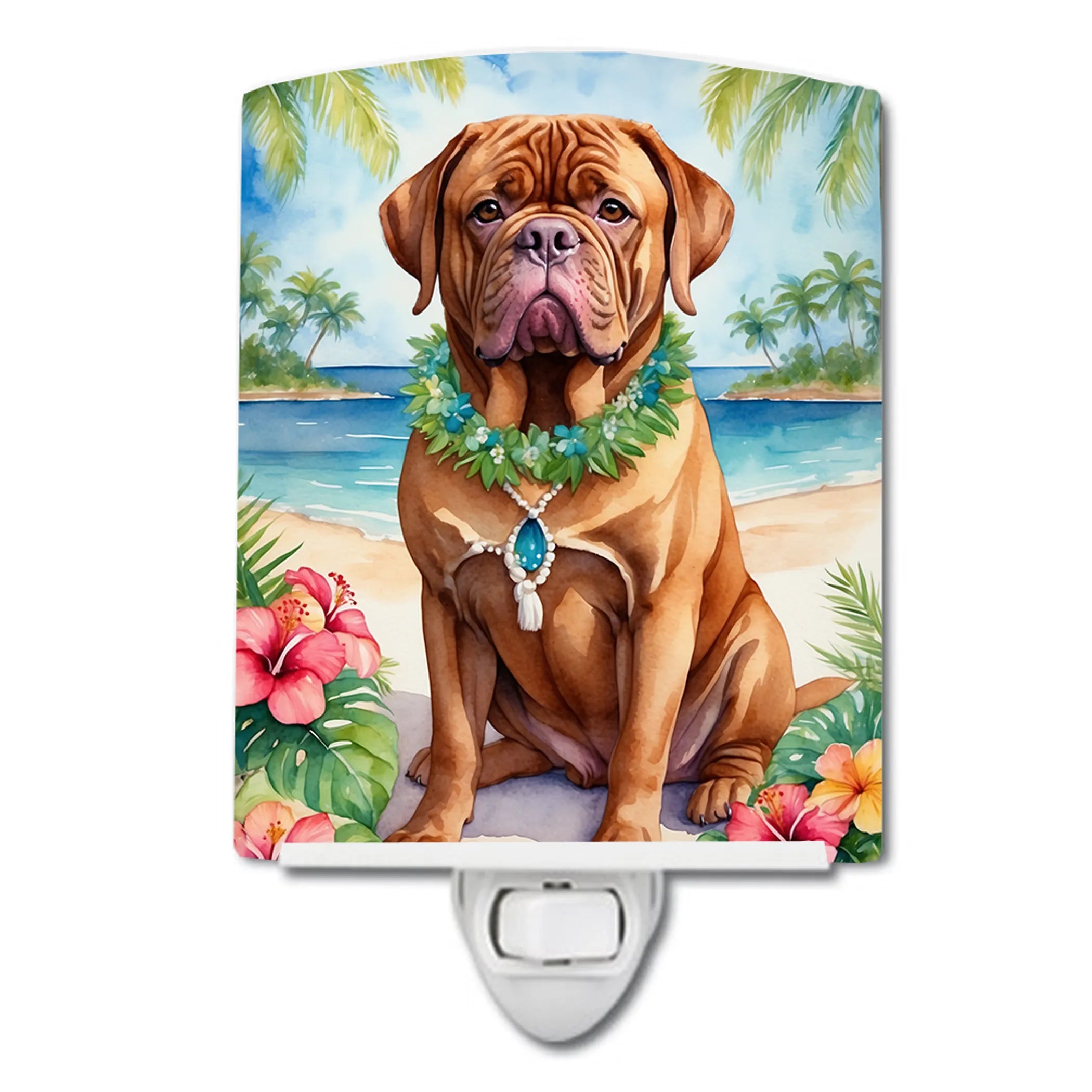 Luau Party Ceramic Night Light - Pack Of: 1 | Collection name: Luau party