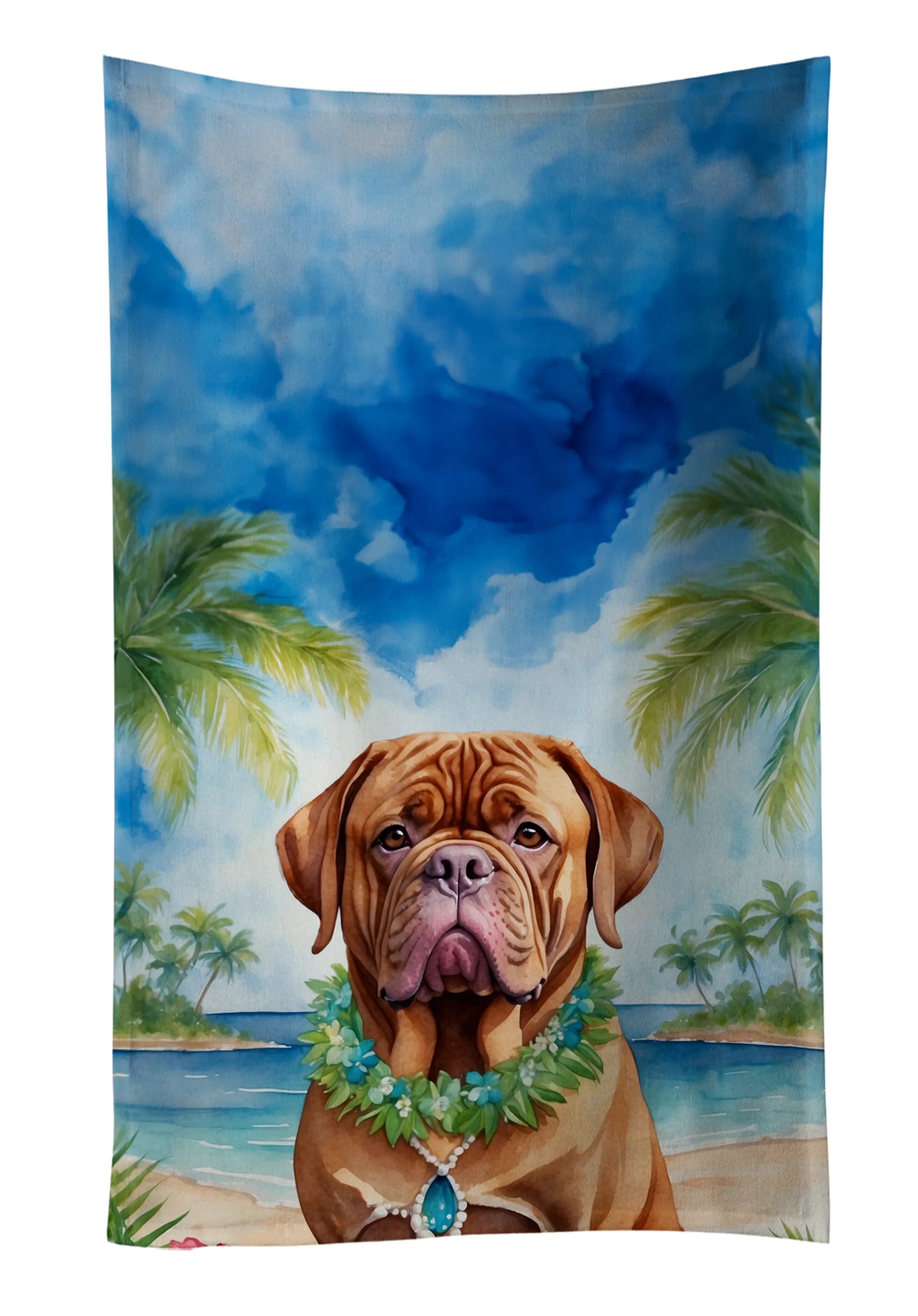 Luau Party Kitchen Towel - Size: 25HX15W | Pack Of: 1 | Collection name: Luau party